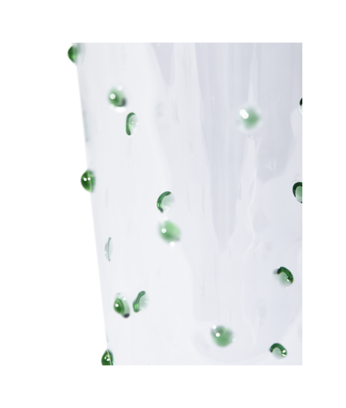 Olive glass jug NOB