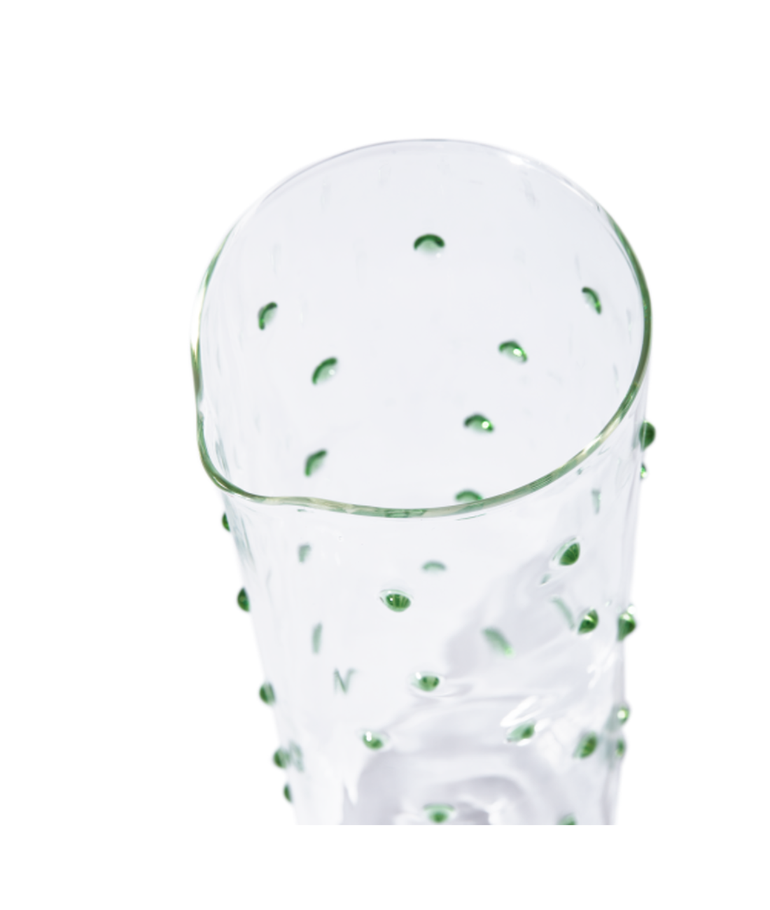 Olive glass jug NOB