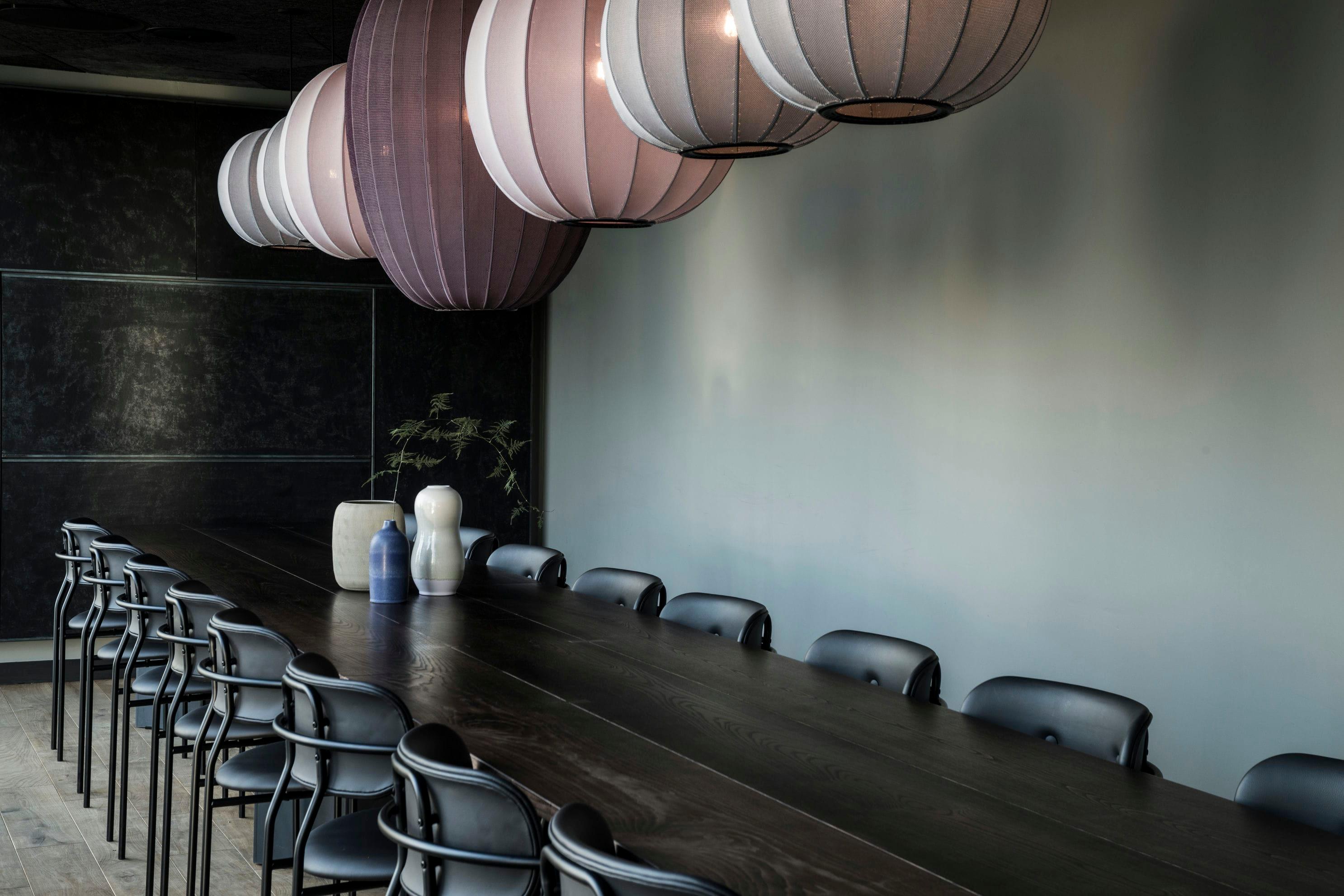 Lampa wisząca KNIT-WIT ROUND burgundowy