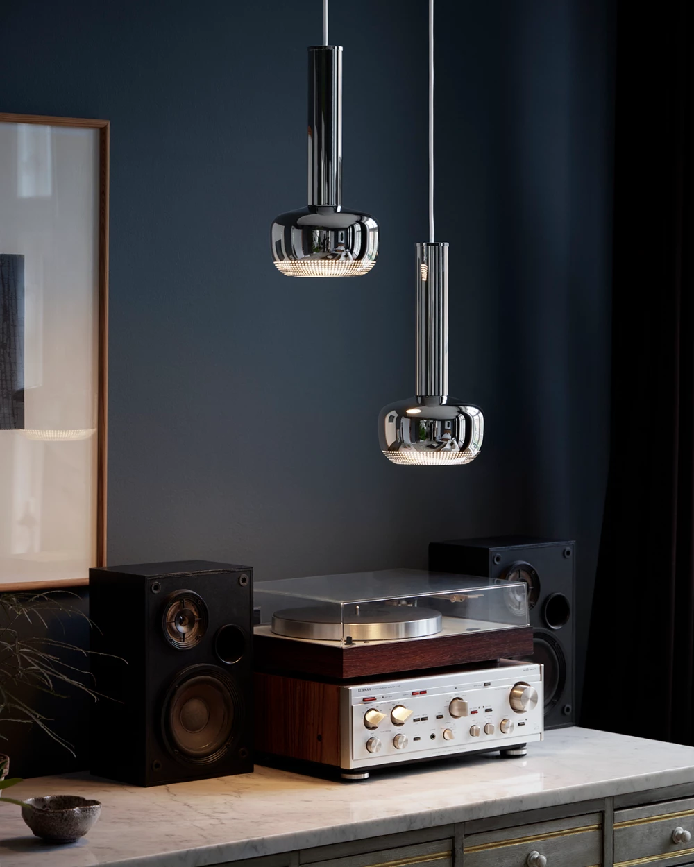 Lampa wisząca VL 56 chromowany