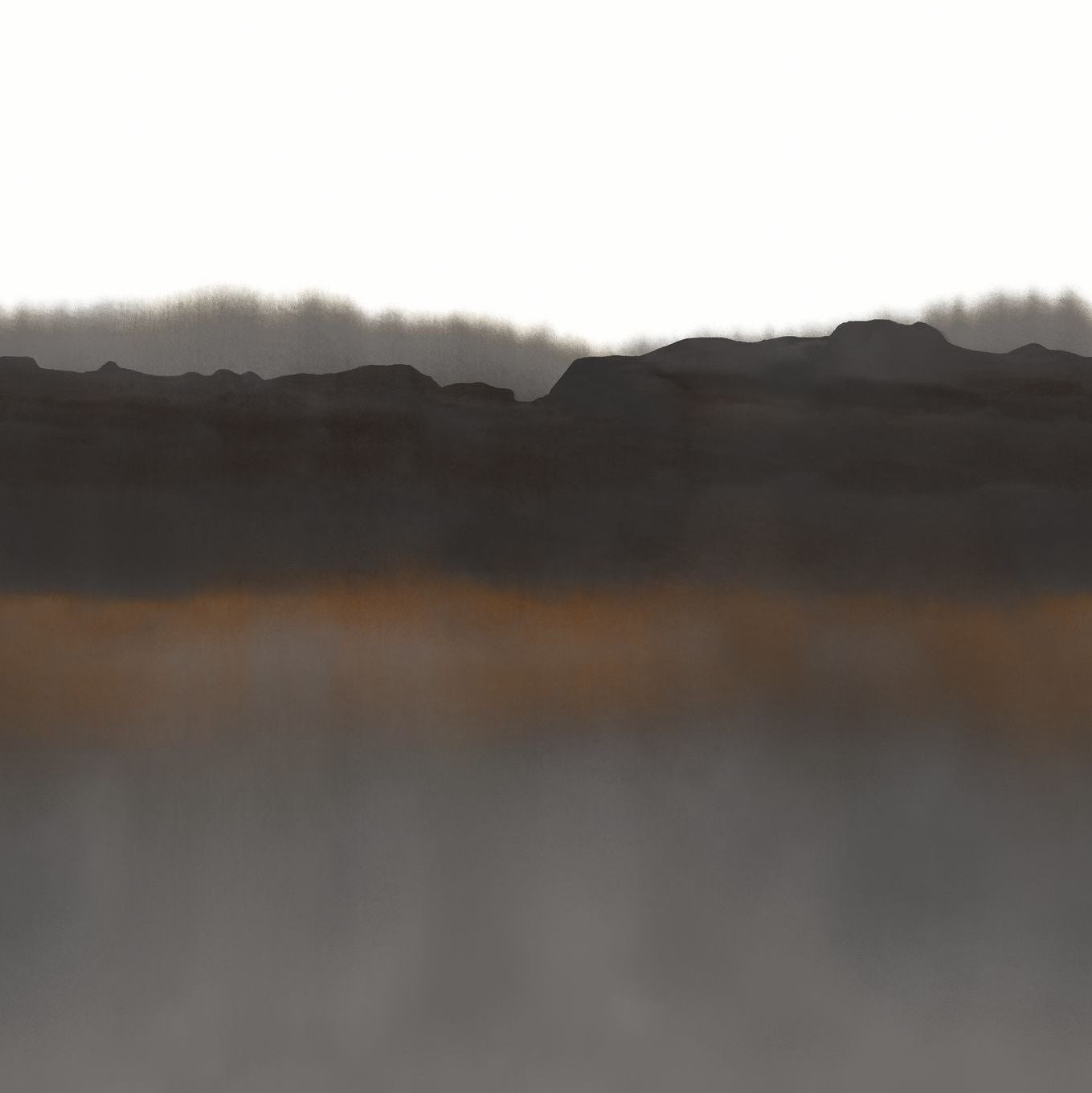 Mural z krajobrazem PITTORE - ANTHRACITE antracytowy