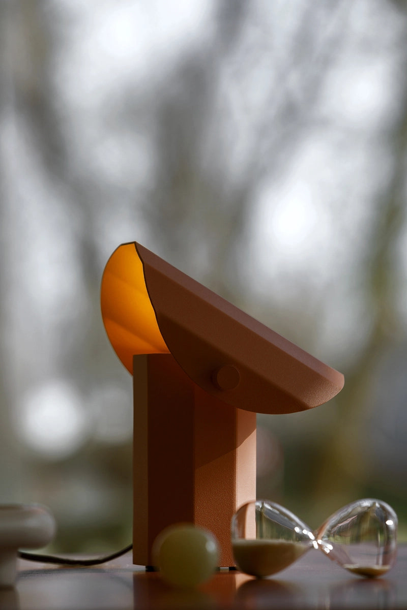 Lampa stołowa APOLIN złamany róż