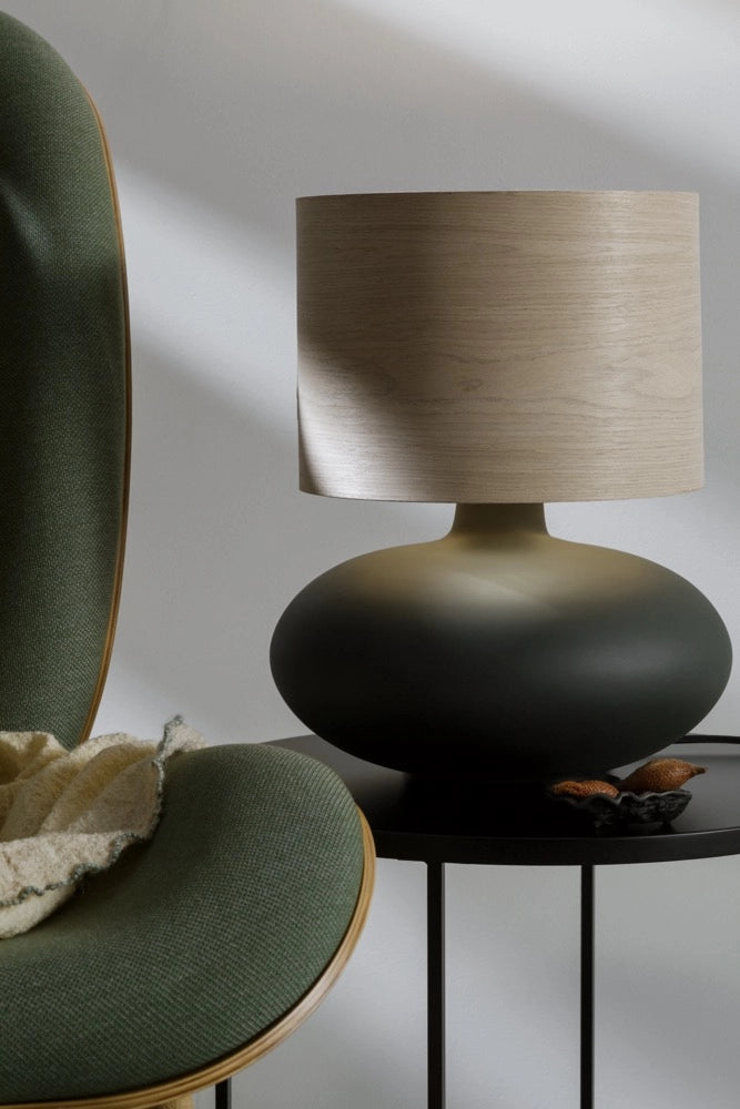 Lampa stołowa SAWA WOOD fornir dębowy