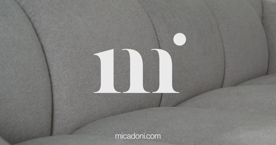 4-seater right-facing corner sofa DIANA mint chenille