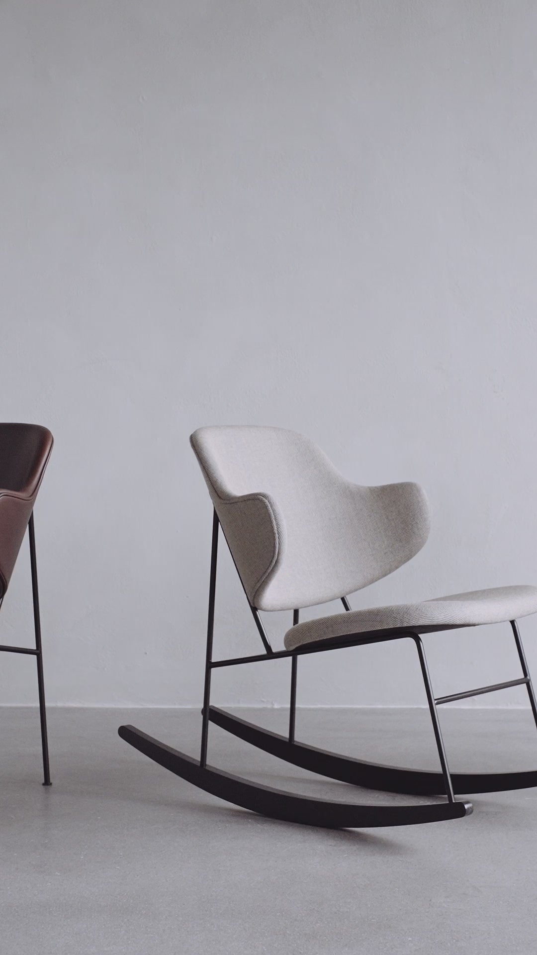 PENGUIN Chair Brown Leather