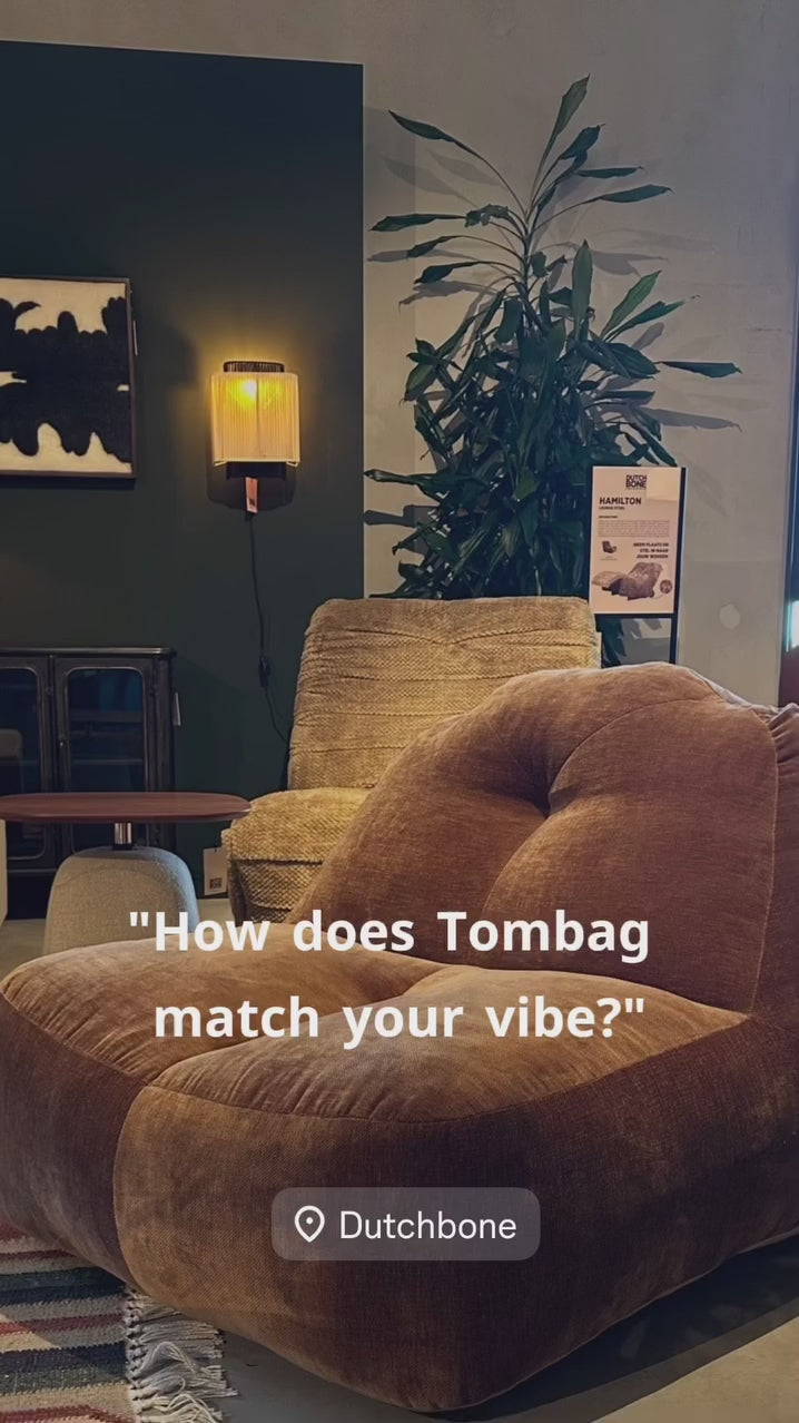 Fotel TOMBAG brązowy