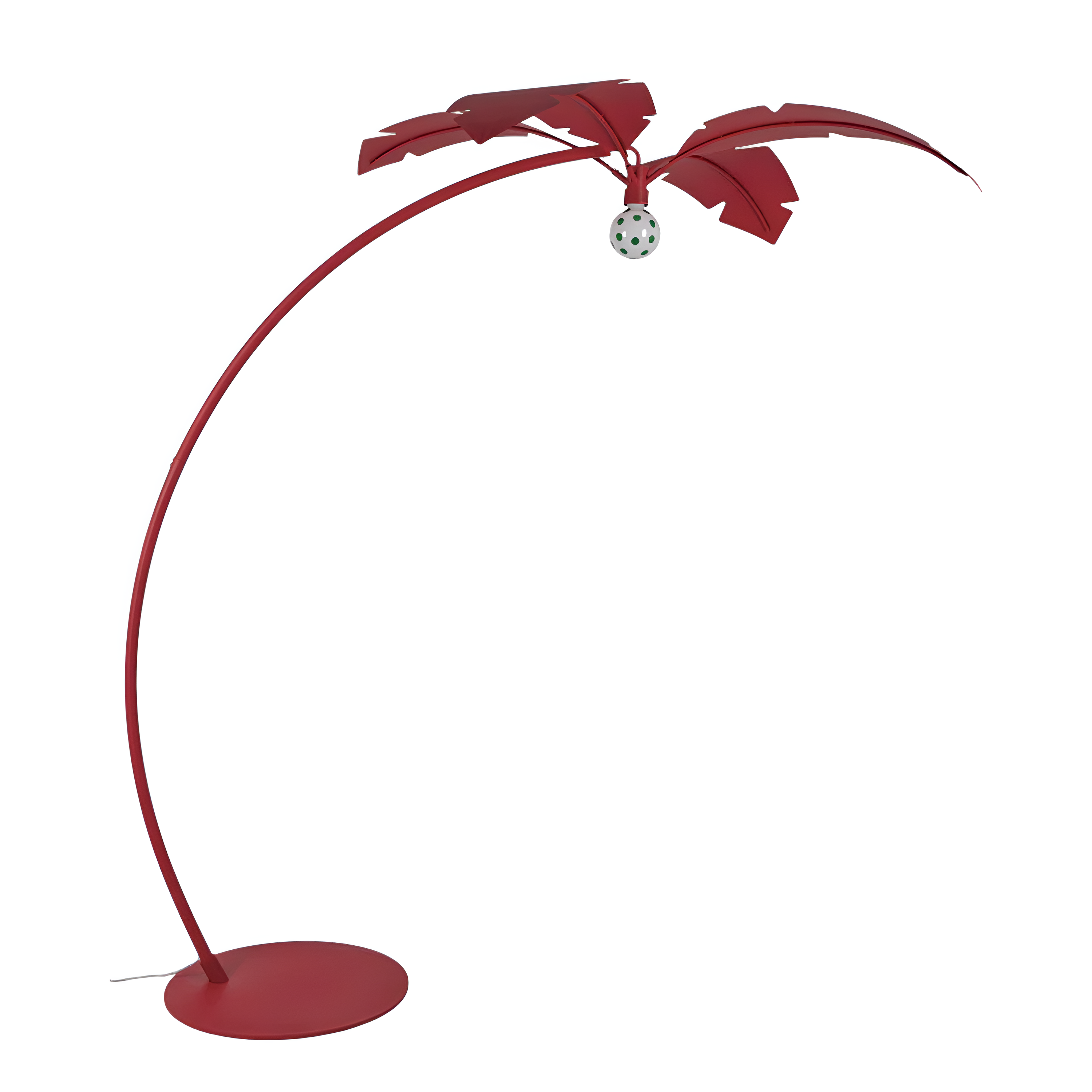 Arc floor lamp LA PALMA red