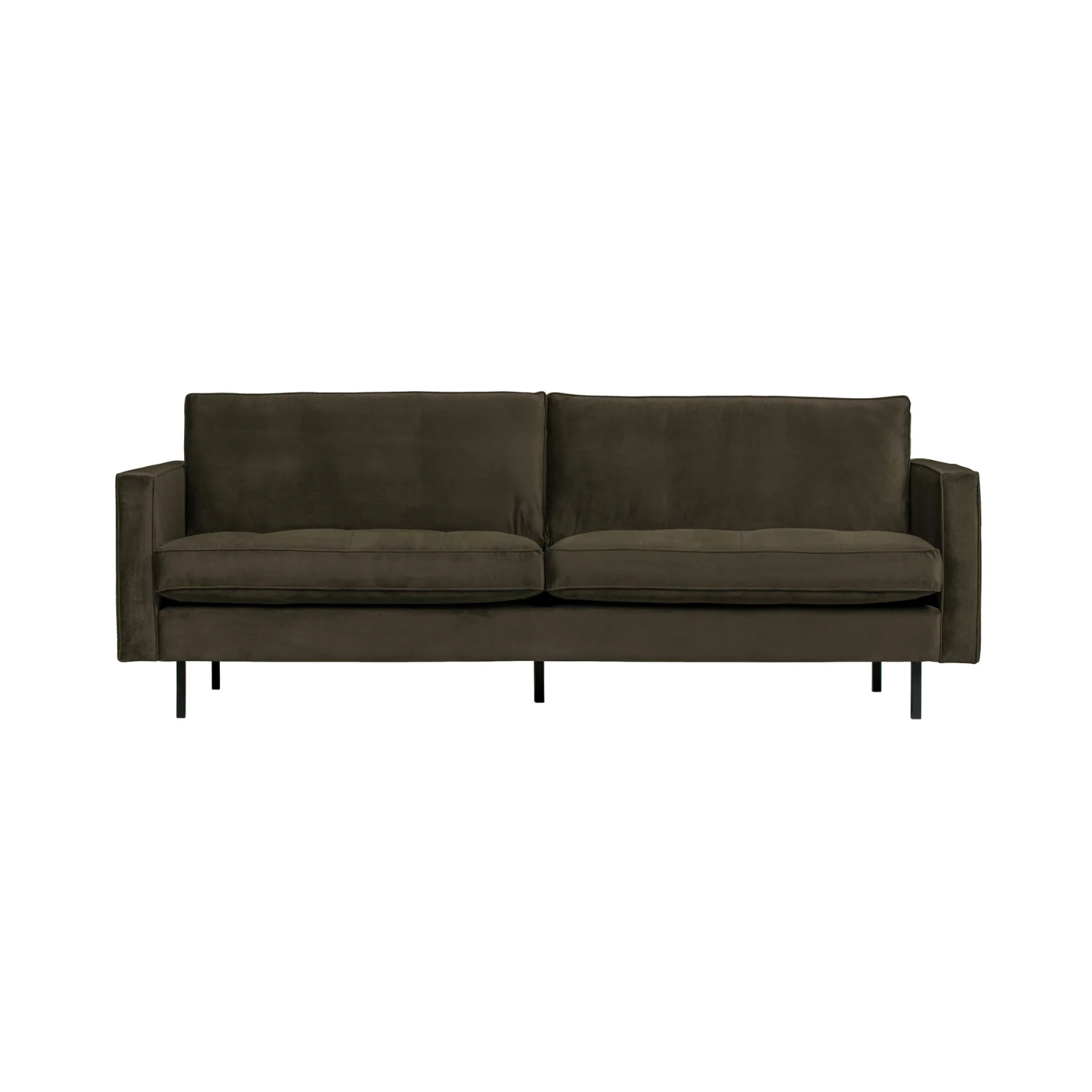 Sofa aksamitna 2,5-osobowa RODEO CLASSIC ciemnozielony