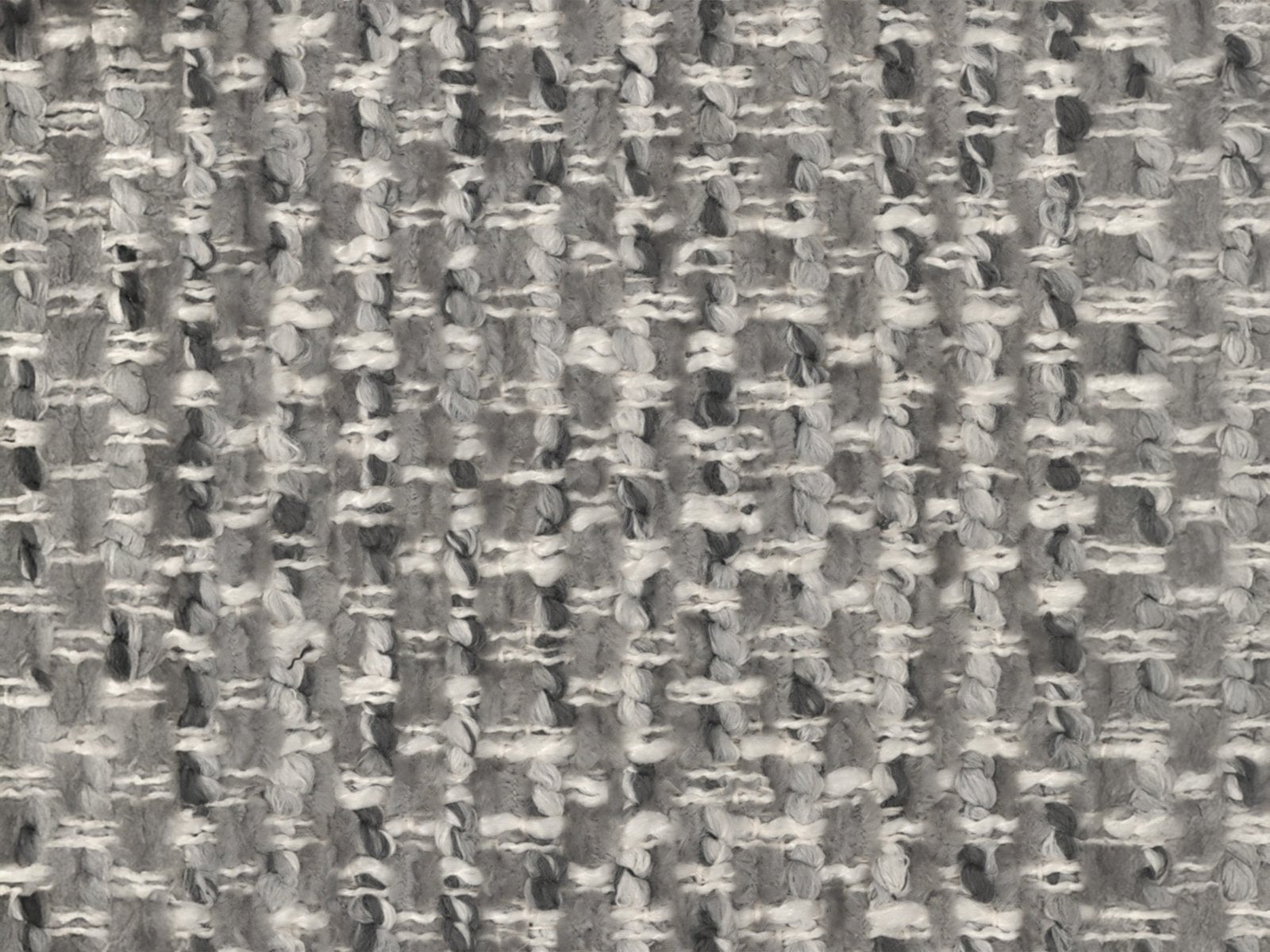 Rectangular Pouf GEORGIA Gray Chenille