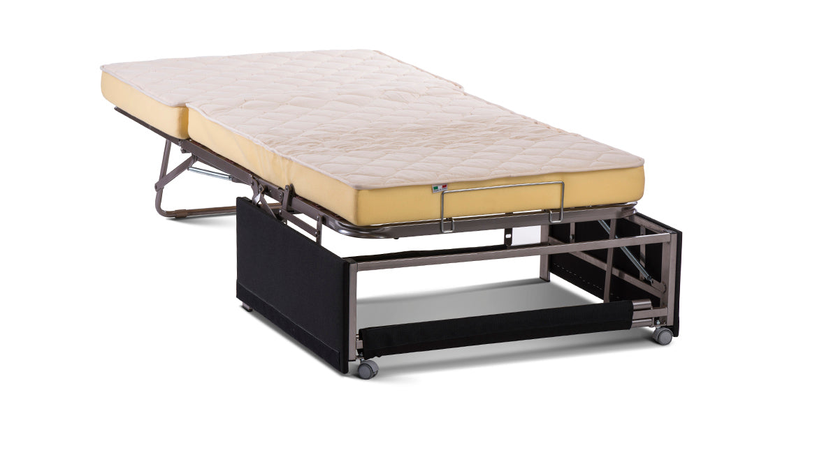 Puf z funkcją spania UMO tapicerowany