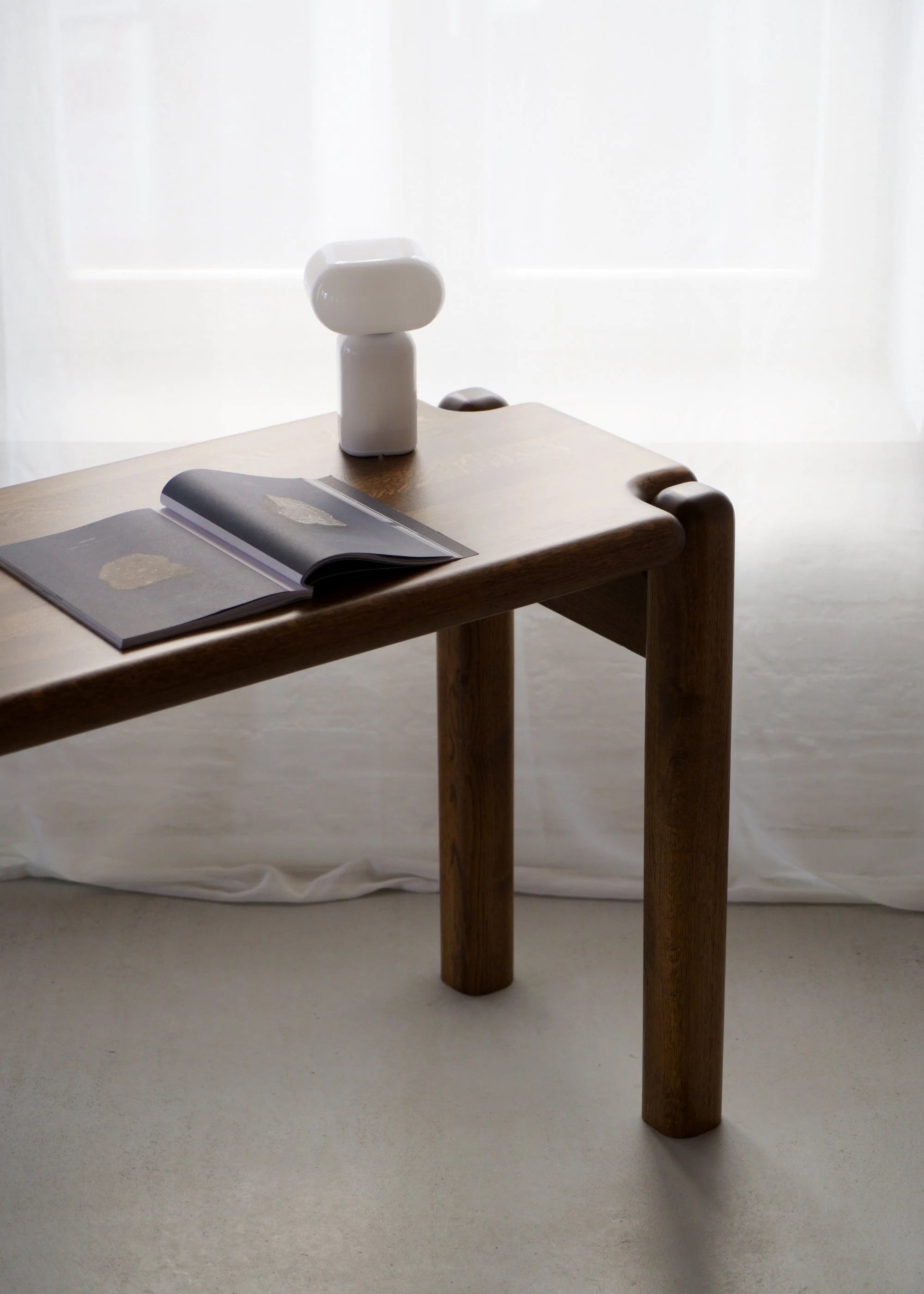 PUFFO Desk Oak Wood