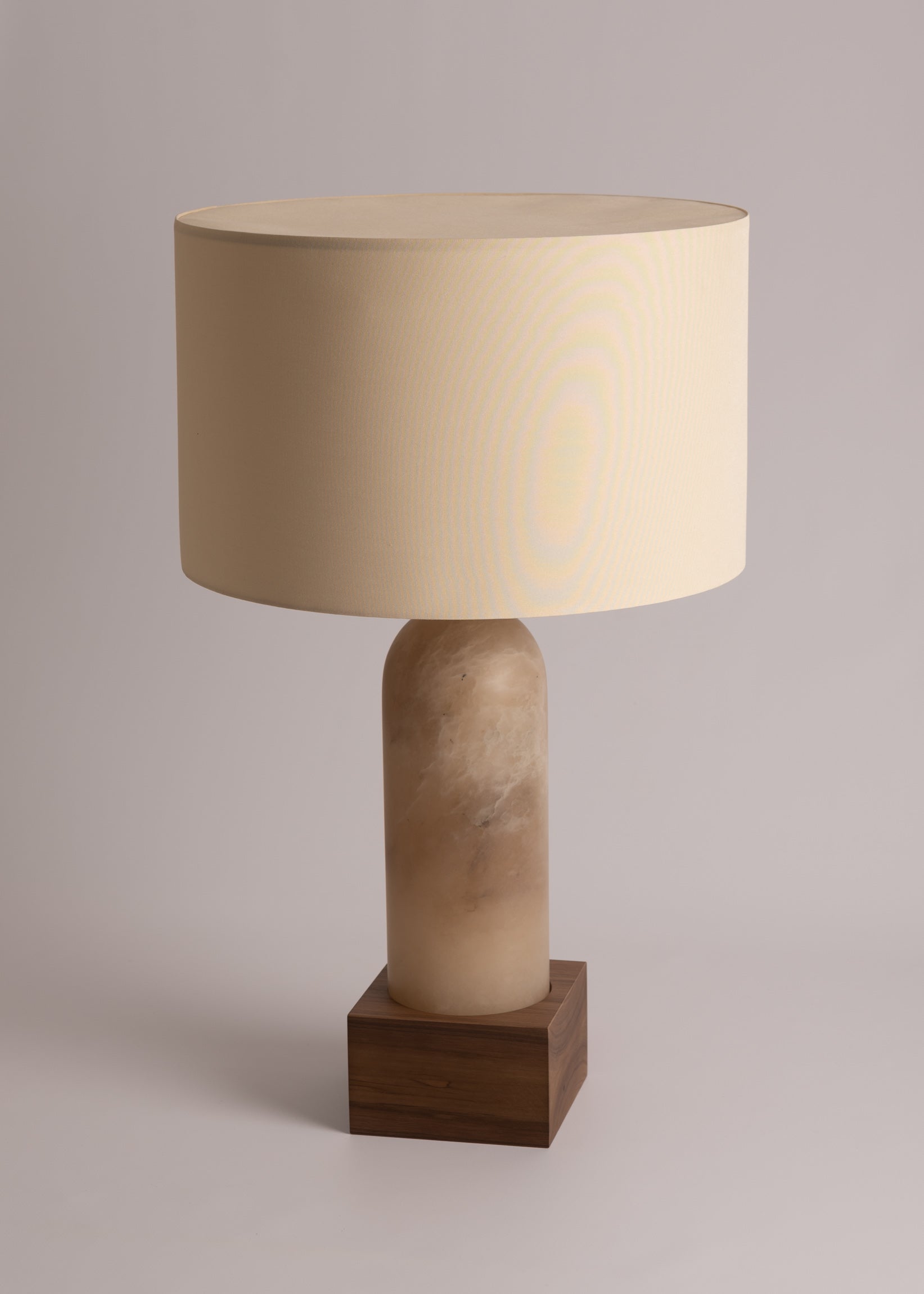 PURA KELO Table Lamp Dark Beige Alabaster