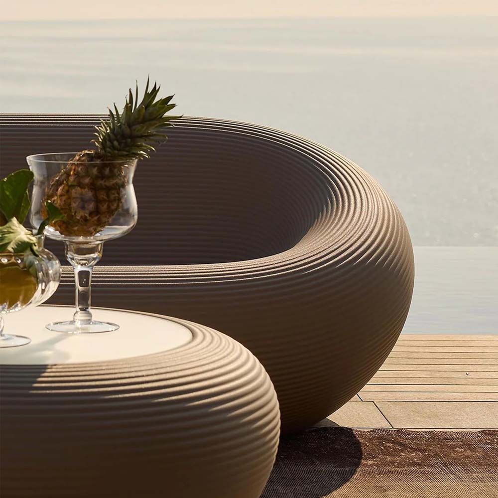 NAMI outdoor coffee table warm gray