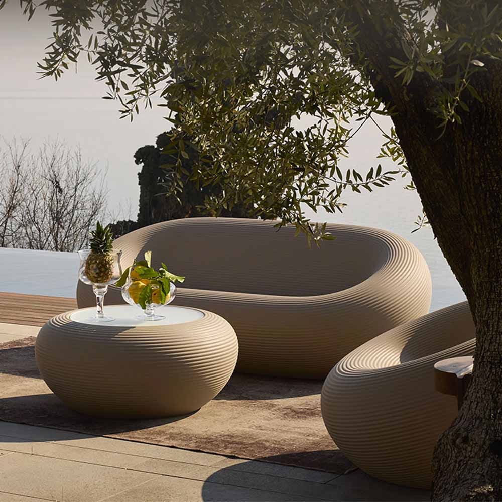 NAMI outdoor coffee table warm gray