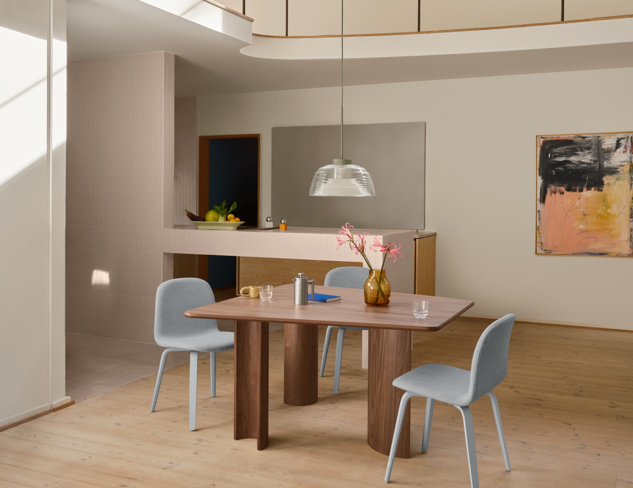 RE-NORM Walnut Veneer Table