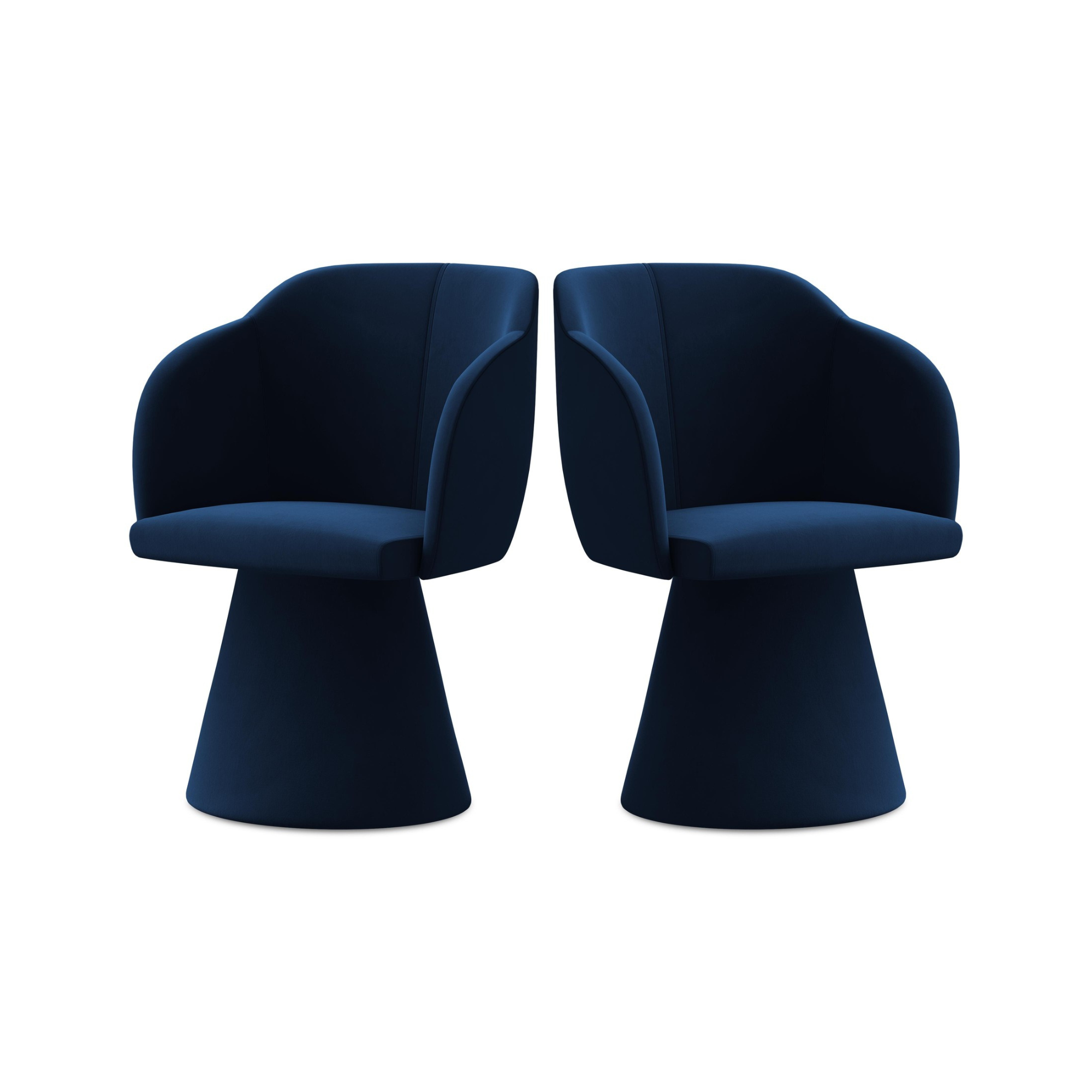 Velvet Chair KANOA Royal Blue