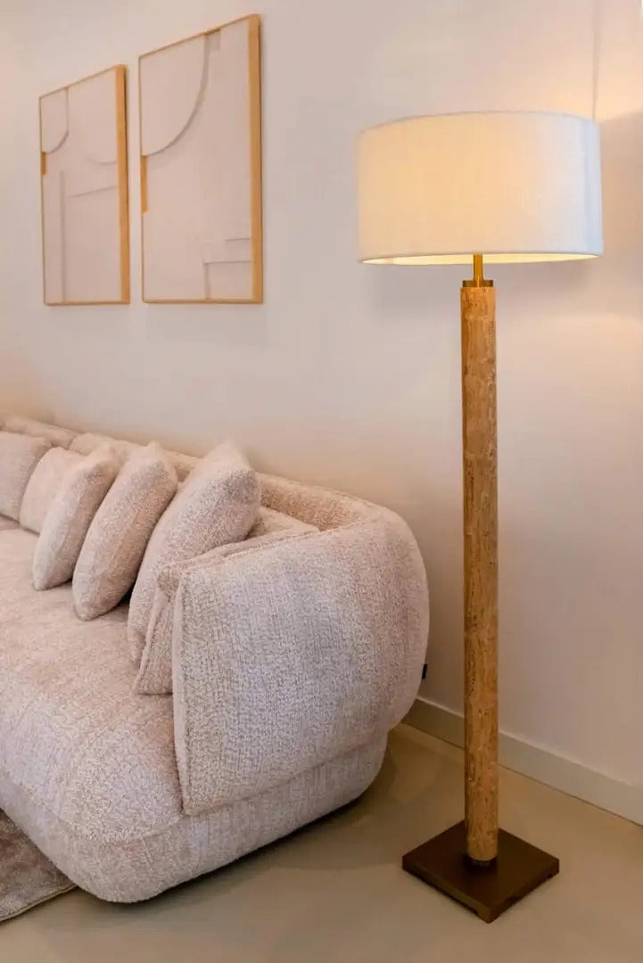 Lampa podłogowa LOREN brązowy