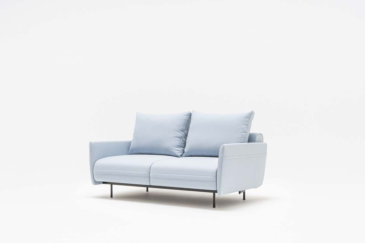 Sofa LOTUS tapicerowana z podłokietnikami
