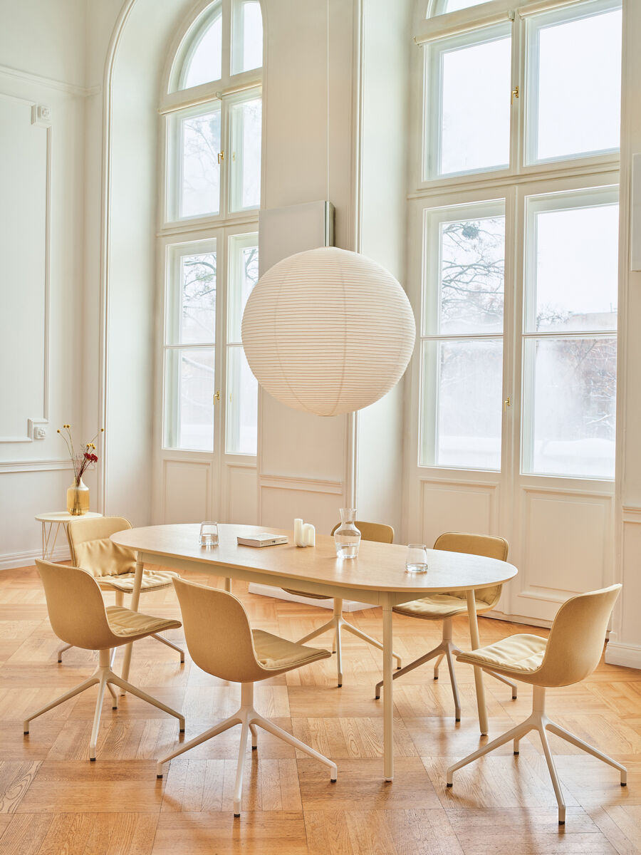 Krzesło obrotowe BALTIC 2 SOFT DUO aluminiowa podstawa do jadalni – .mdd