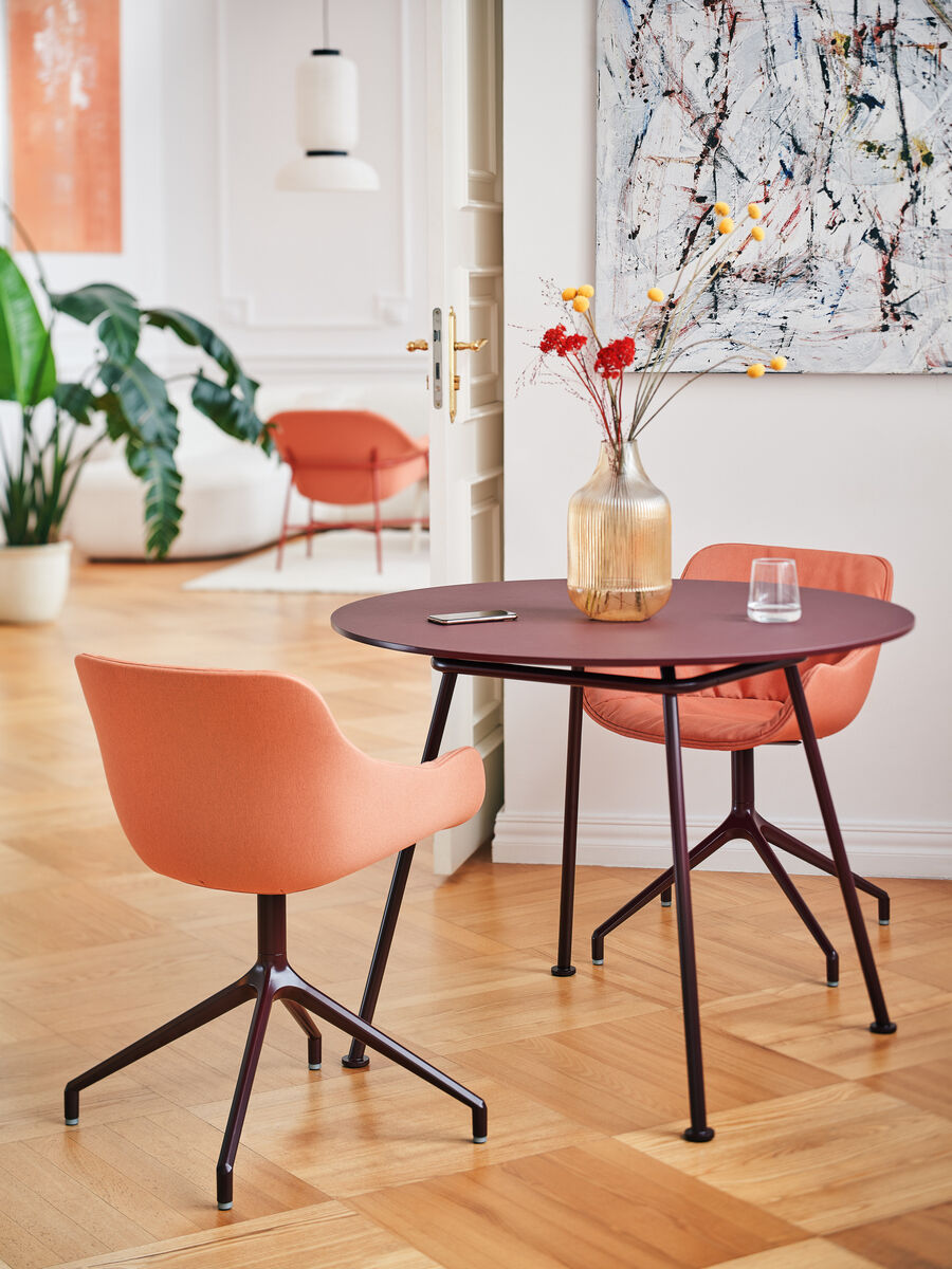 Krzesło obrotowe BALTIC SOFT DUO aluminiowa podstawa – .mdd