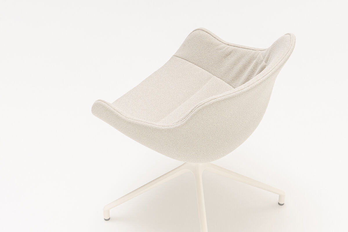 Krzesło obrotowe BALTIC SOFT DUO aluminiowa podstawa z kółkami do twardej powierzchni – .mdd