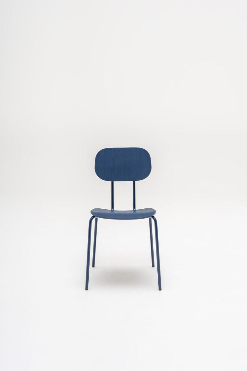 Krzesło NEW SCHOOL czarna podstawa – .mdd