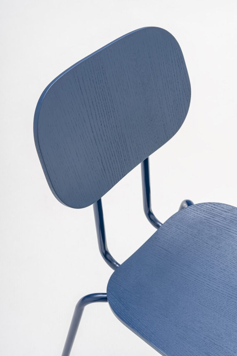 Krzesło NEW SCHOOL jasnoszara podstawa – .mdd
