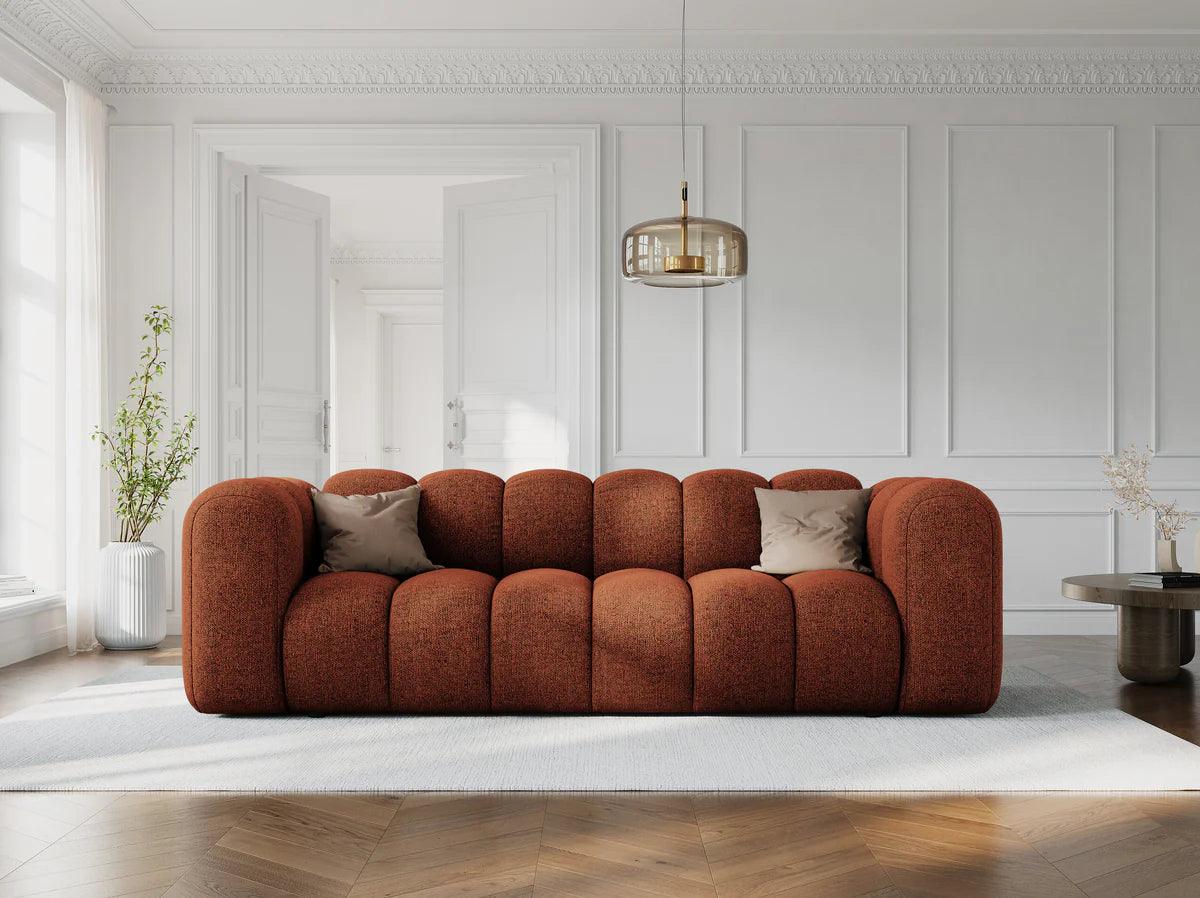 Sofa 3-osobowa SKYLER ceglany szenil Interieurs 86 Eye on Design