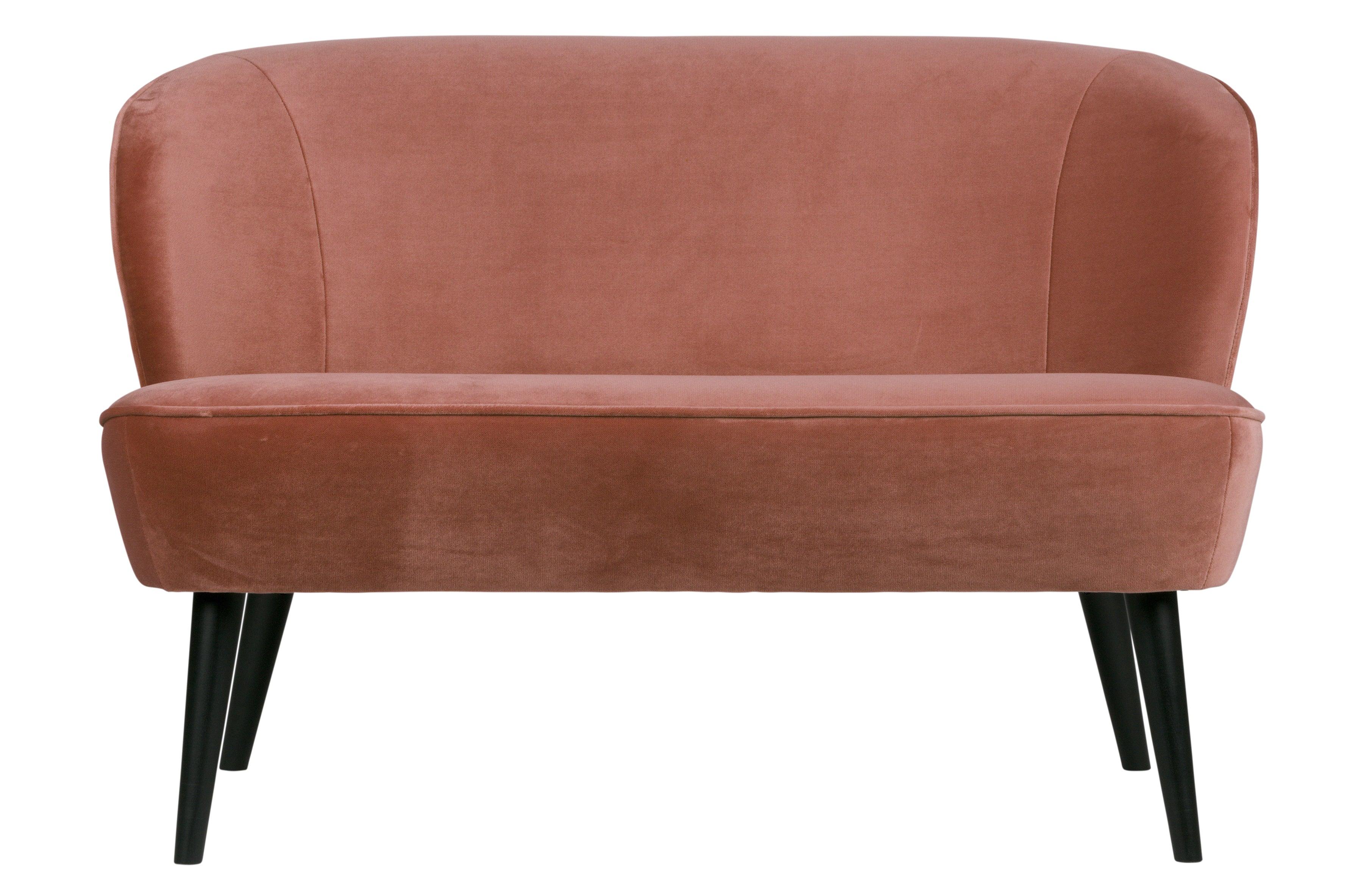 Sofa aksamitna SARA różowy Woood Eye on Design