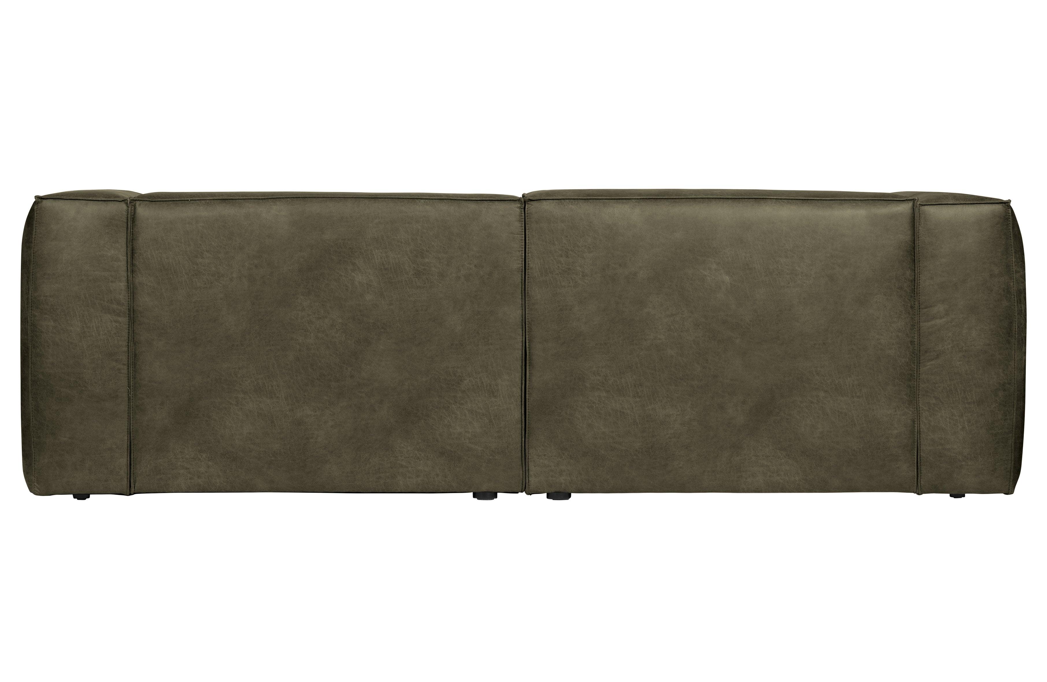 Sofa BEAN zielona ekoskóra Woood Eye on Design