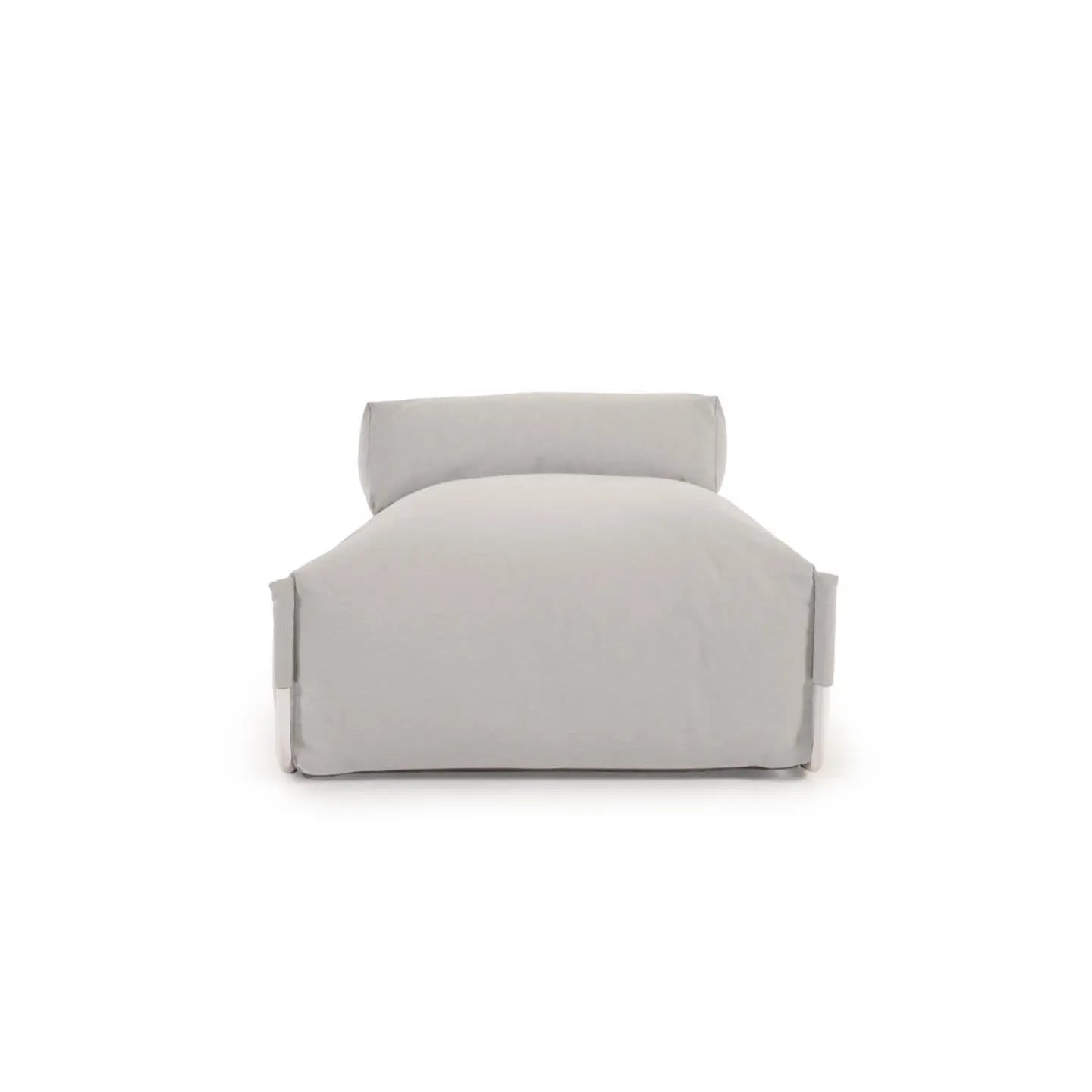 Sofa modułowa ogrodowa SQUARE - szezlong jasnoszary na taras i do ogrodu – Kave Home