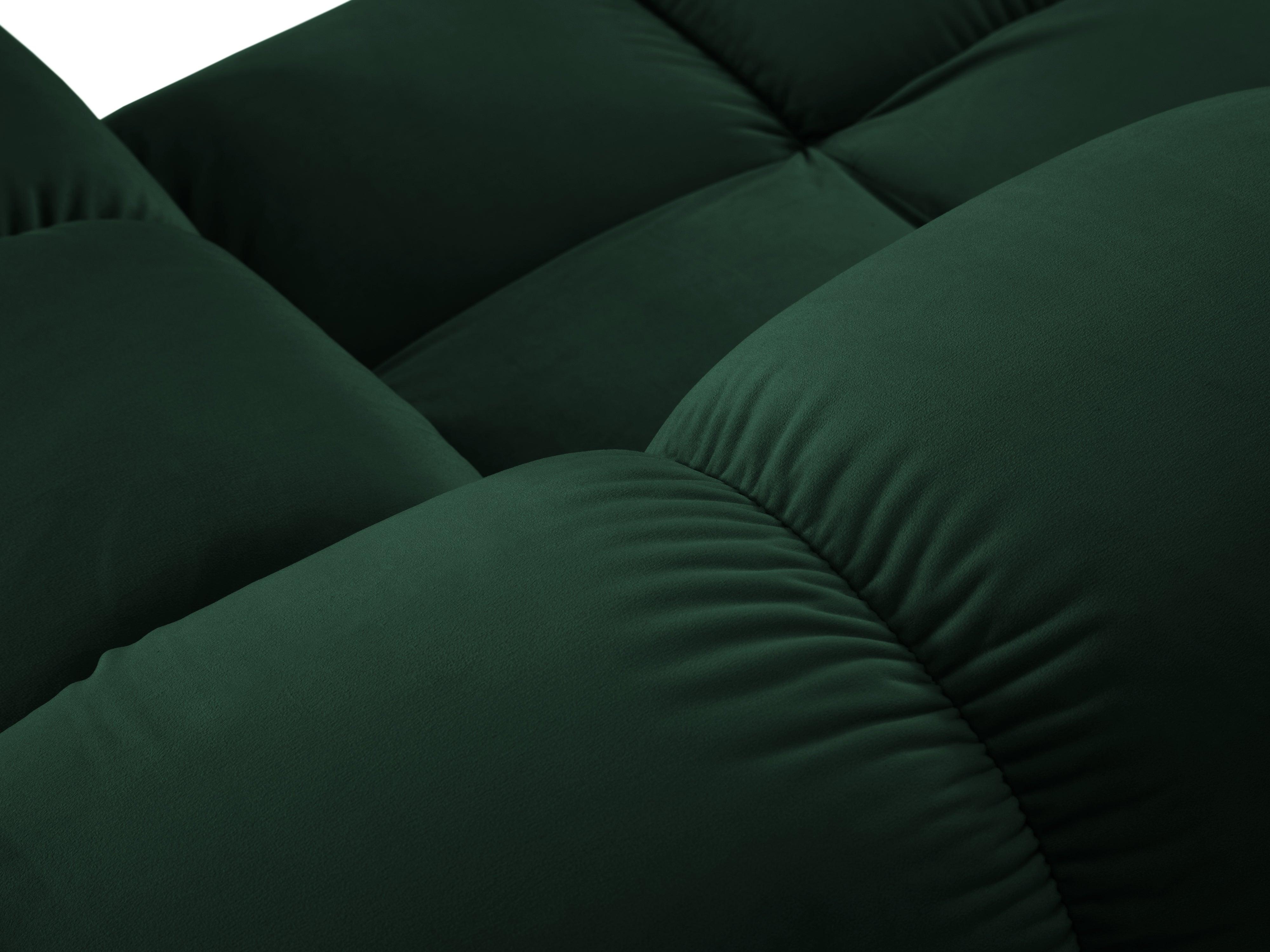 Sofa modułowa TROPEA - moduł prawostronny butelkowa zieleń Milo Casa Eye on Design
