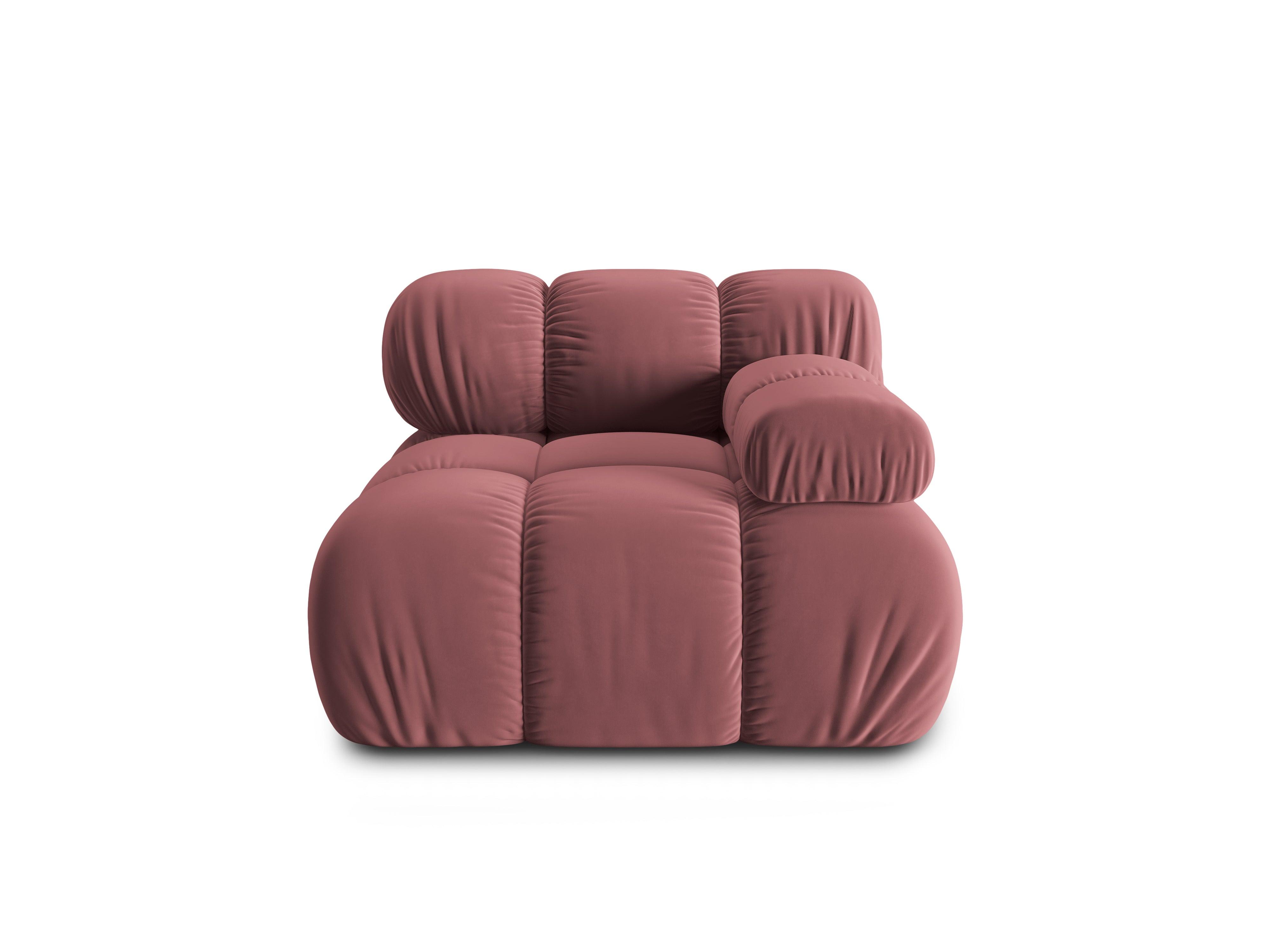 Sofa modułowa TROPEA - moduł prawostronny różowy Milo Casa Eye on Design