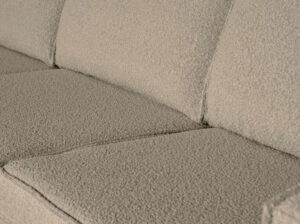 Sofa narożna lewostronna RODEO beżowy bouclé