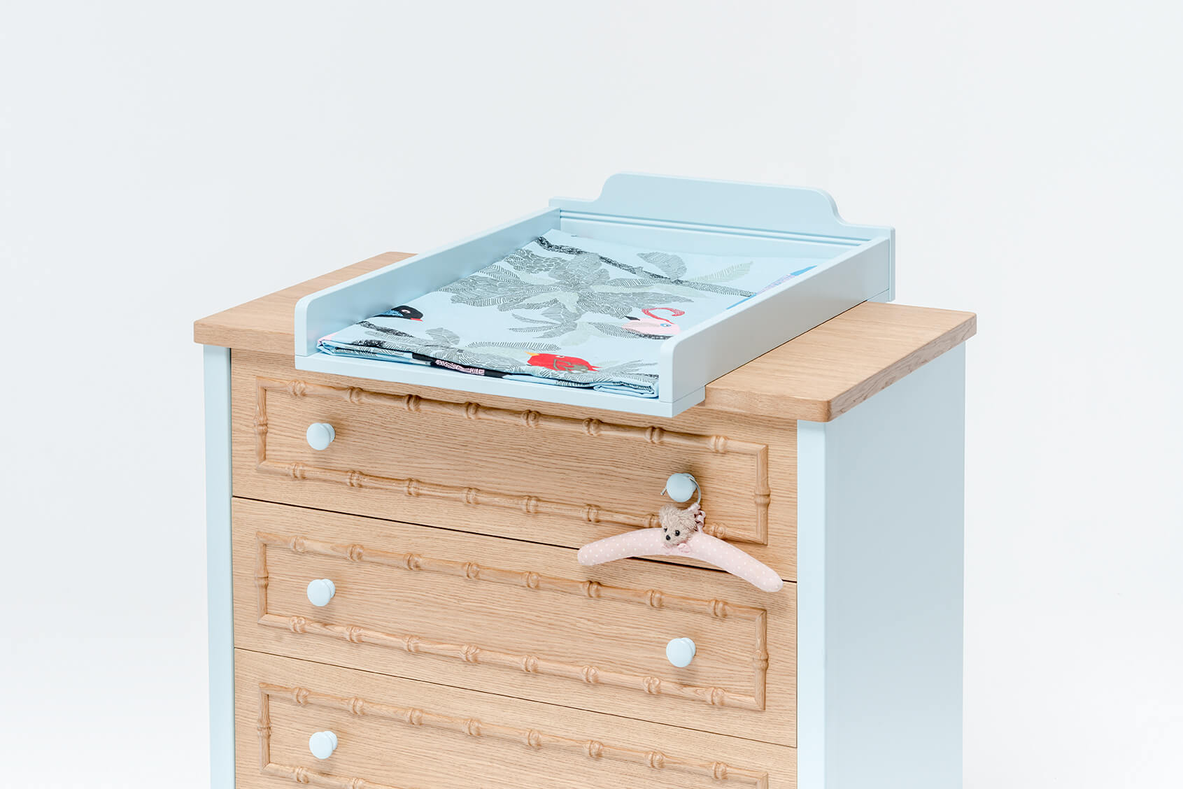Children's dresser SOFIA 3 light blue