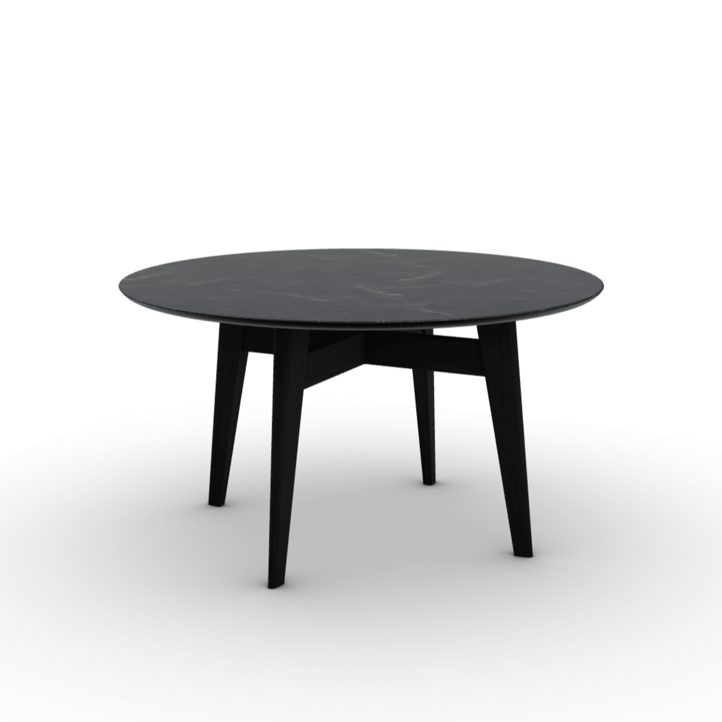 Stół okrągły ABREY czarny marmur – Calligaris