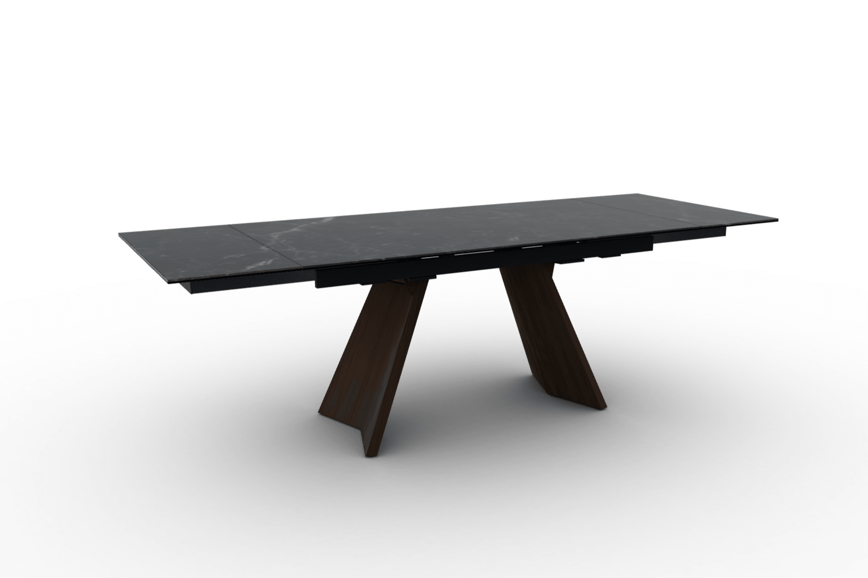 Stół prostokątny rozkładany ICARO czarny marmur do jadalni – Calligaris