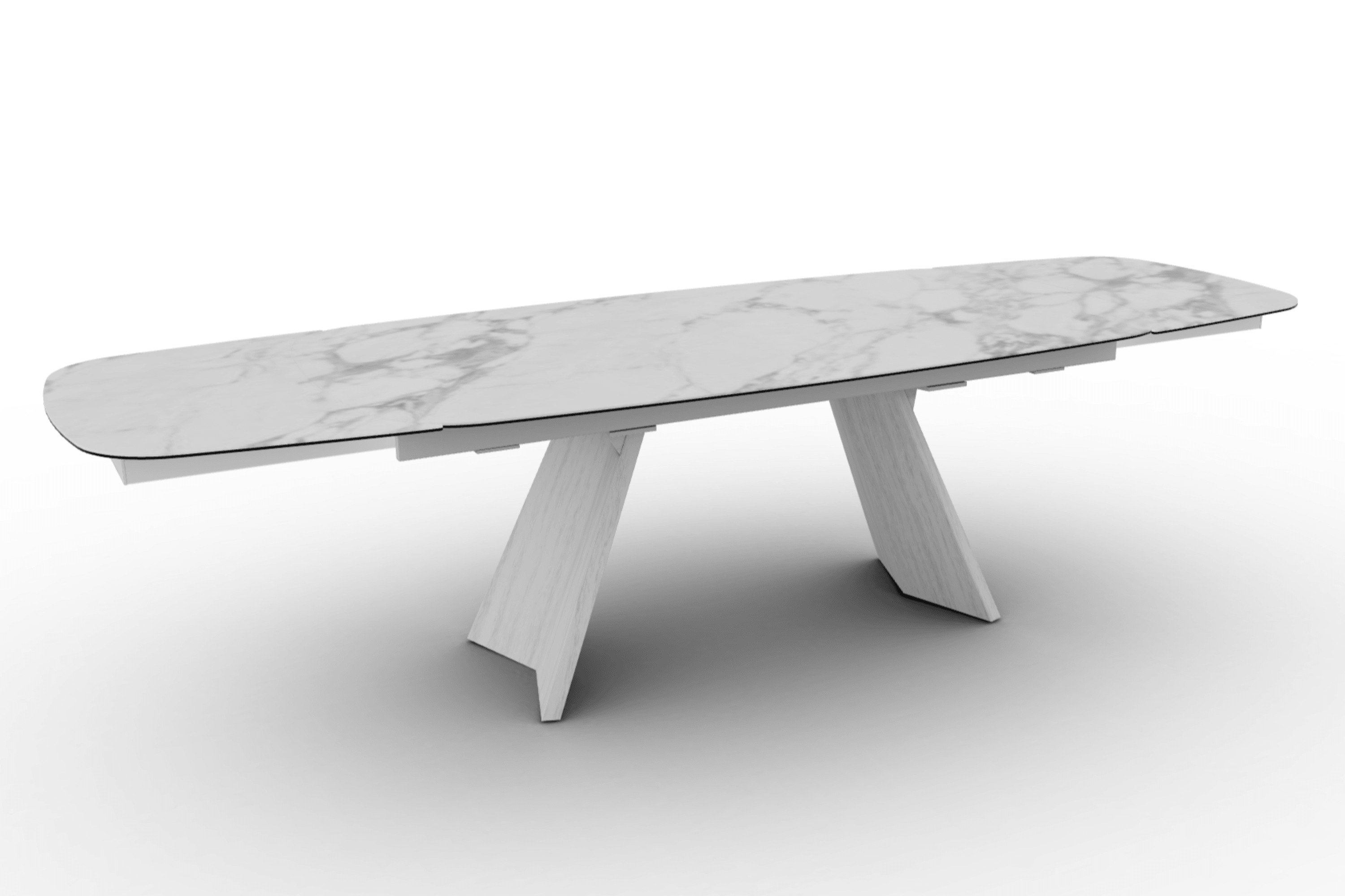 Stół rozkładany ICARO biały marmur do jadalni – Calligaris
