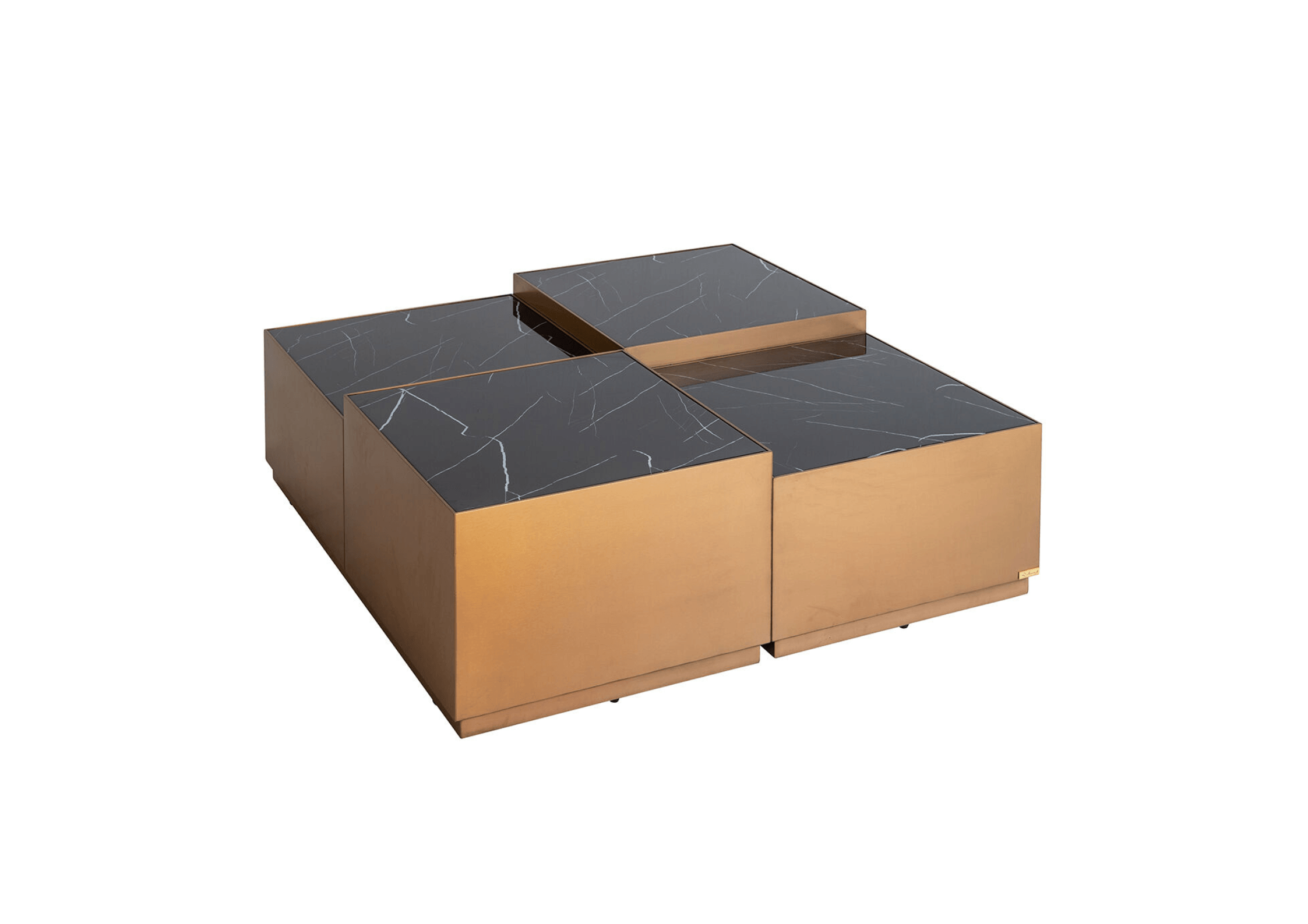 Stolik kawowy AZURE złoty Richmond Interiors Eye on Design