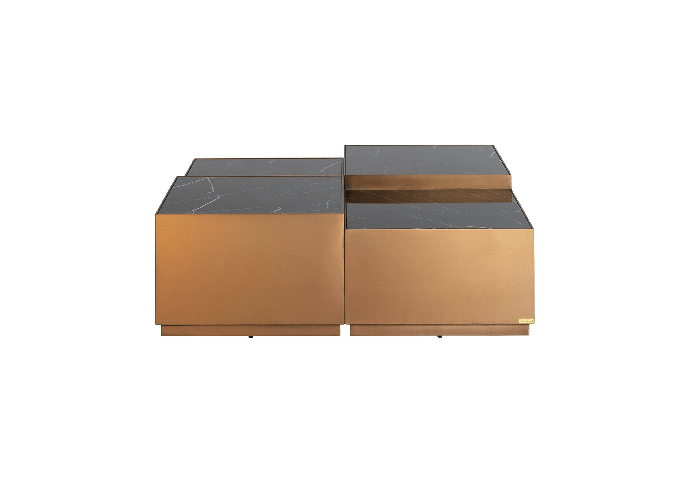 Stolik kawowy AZURE złoty Richmond Interiors Eye on Design