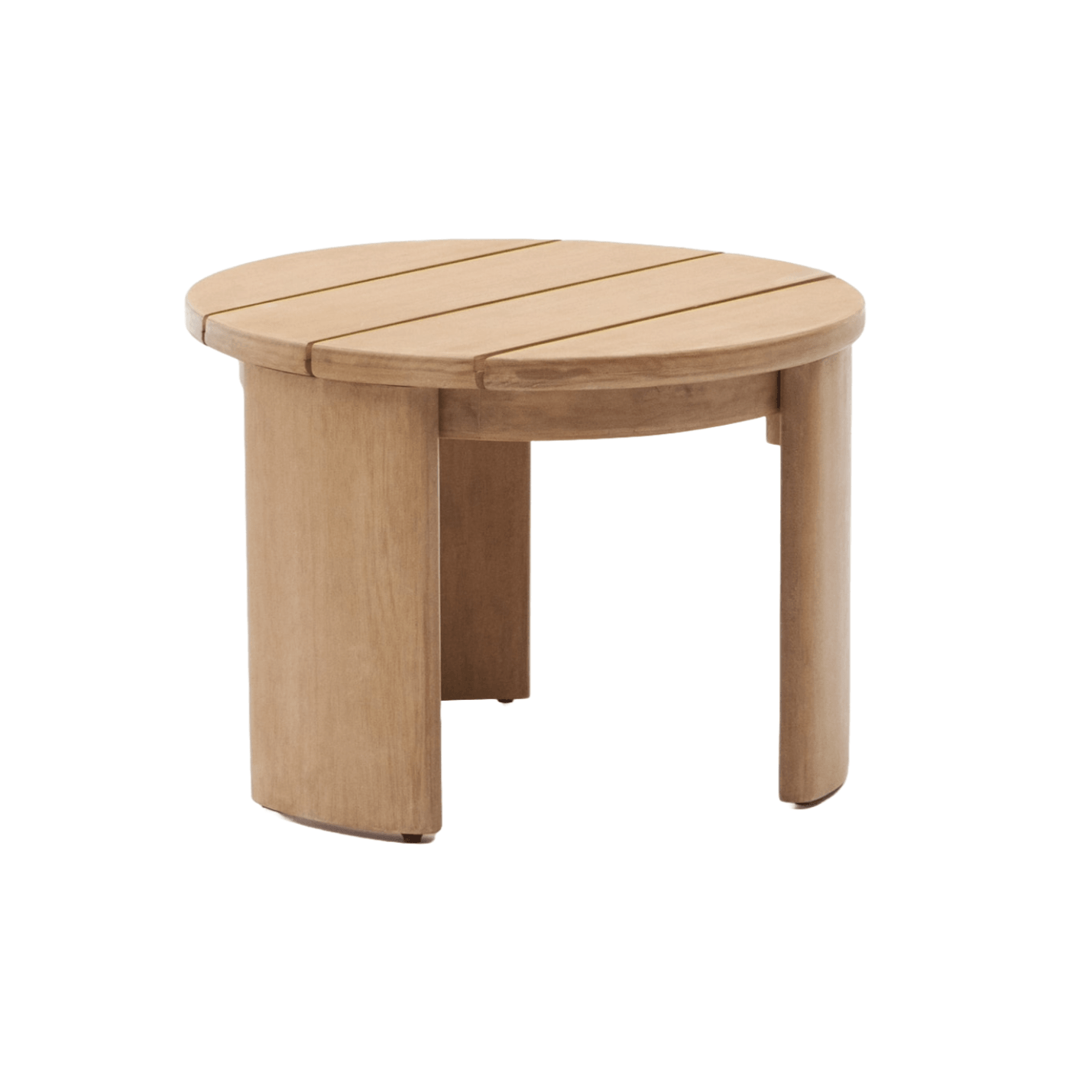 Stolik kawowy XORIGUER drewno eukaliptusowe La Forma Ø64.5 cm Eye on Design