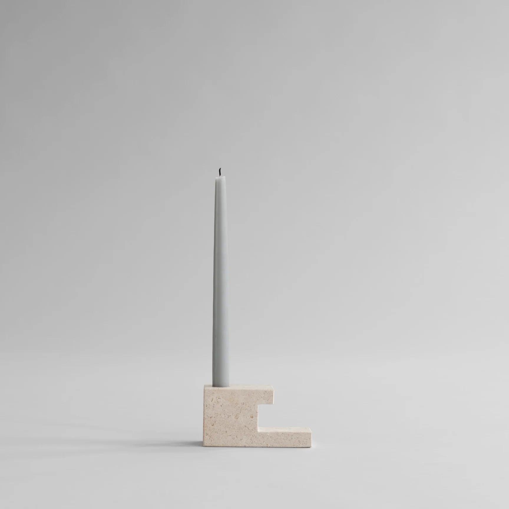 Świecznik BRICK LOW wapień 101 Copenhagen Eye on Design