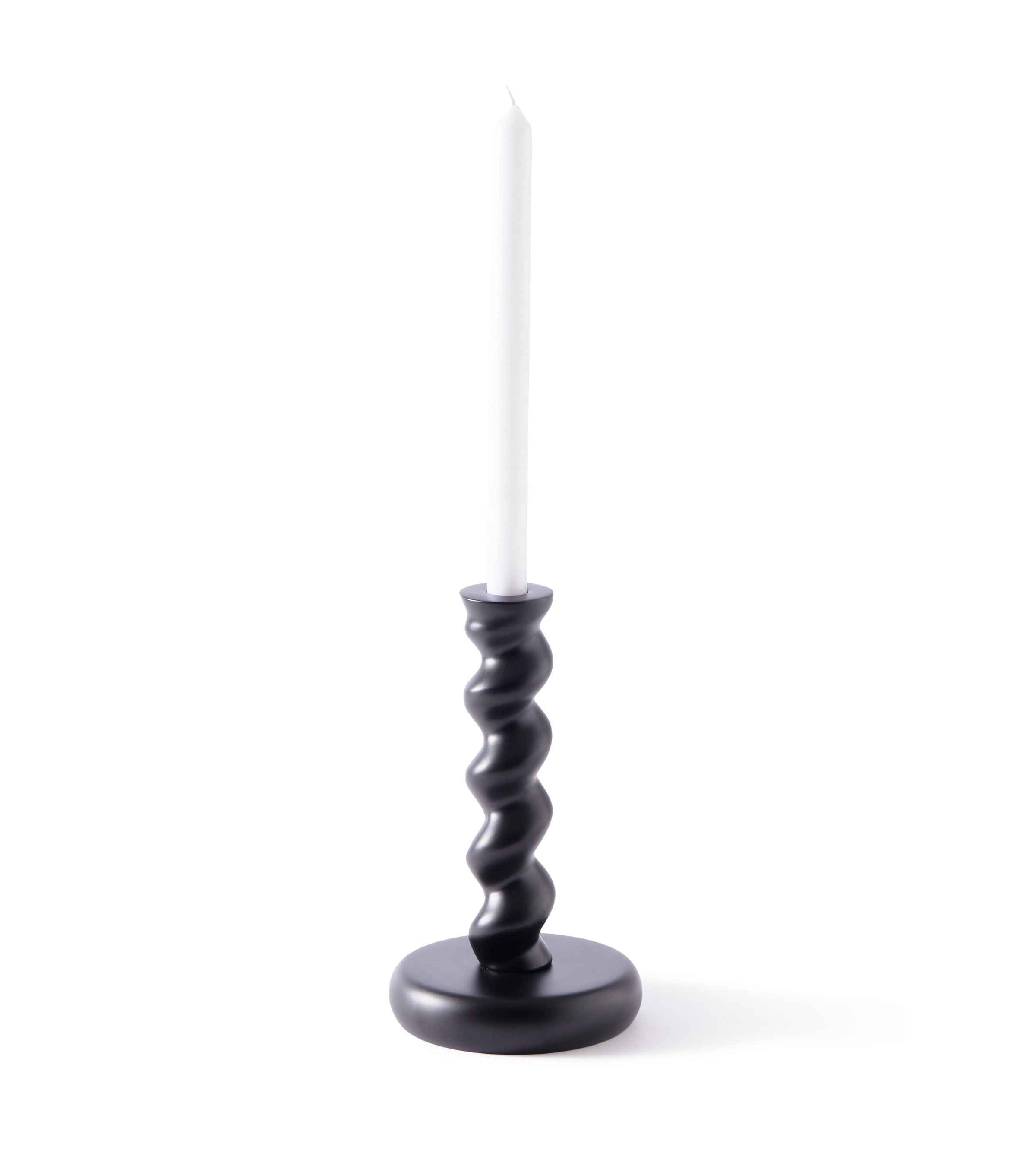 TWISTER black candlestick