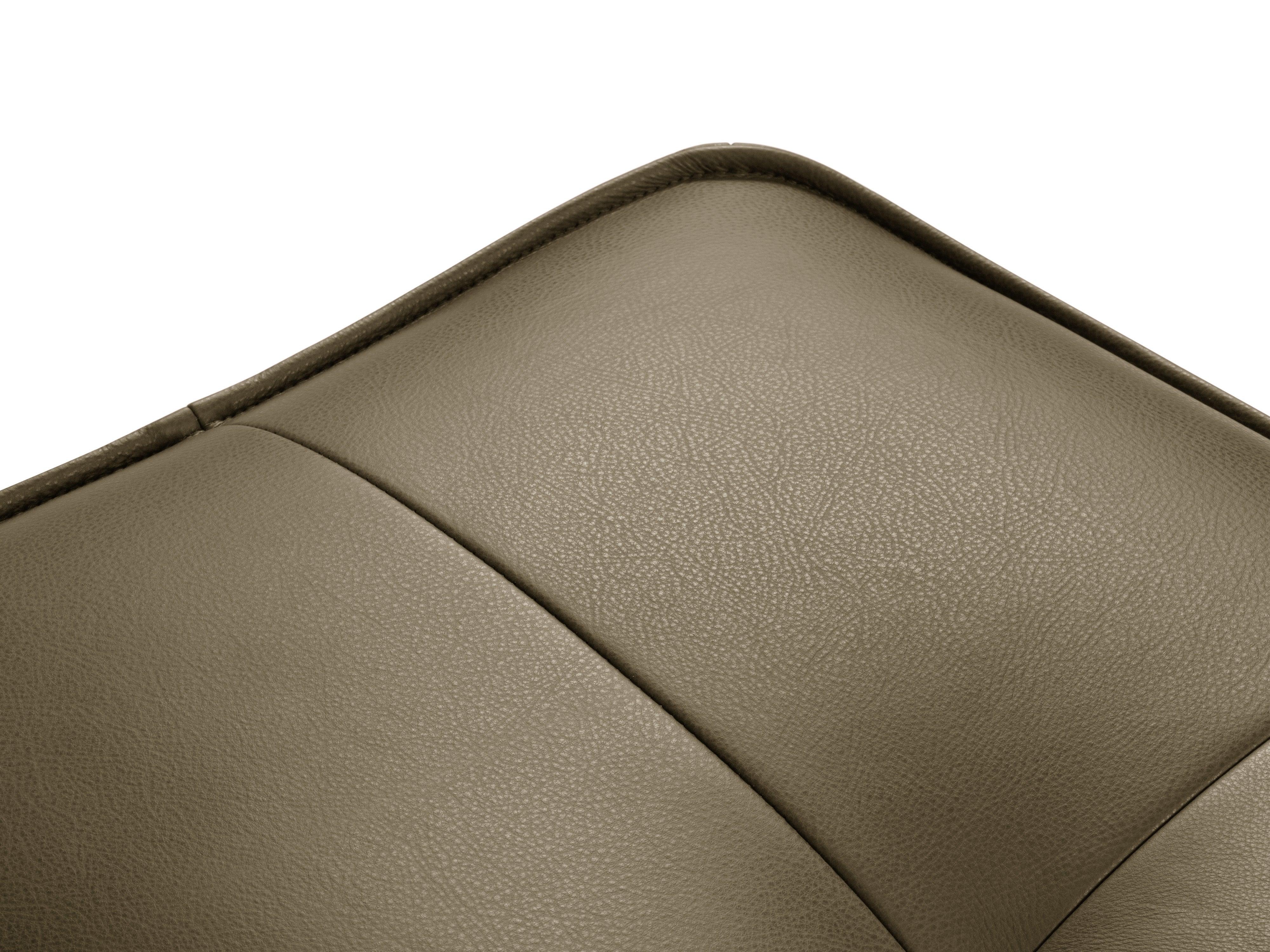 Szezlong skórzany prawostronny LILY oliwkowy Maison Heritage Eye on Design