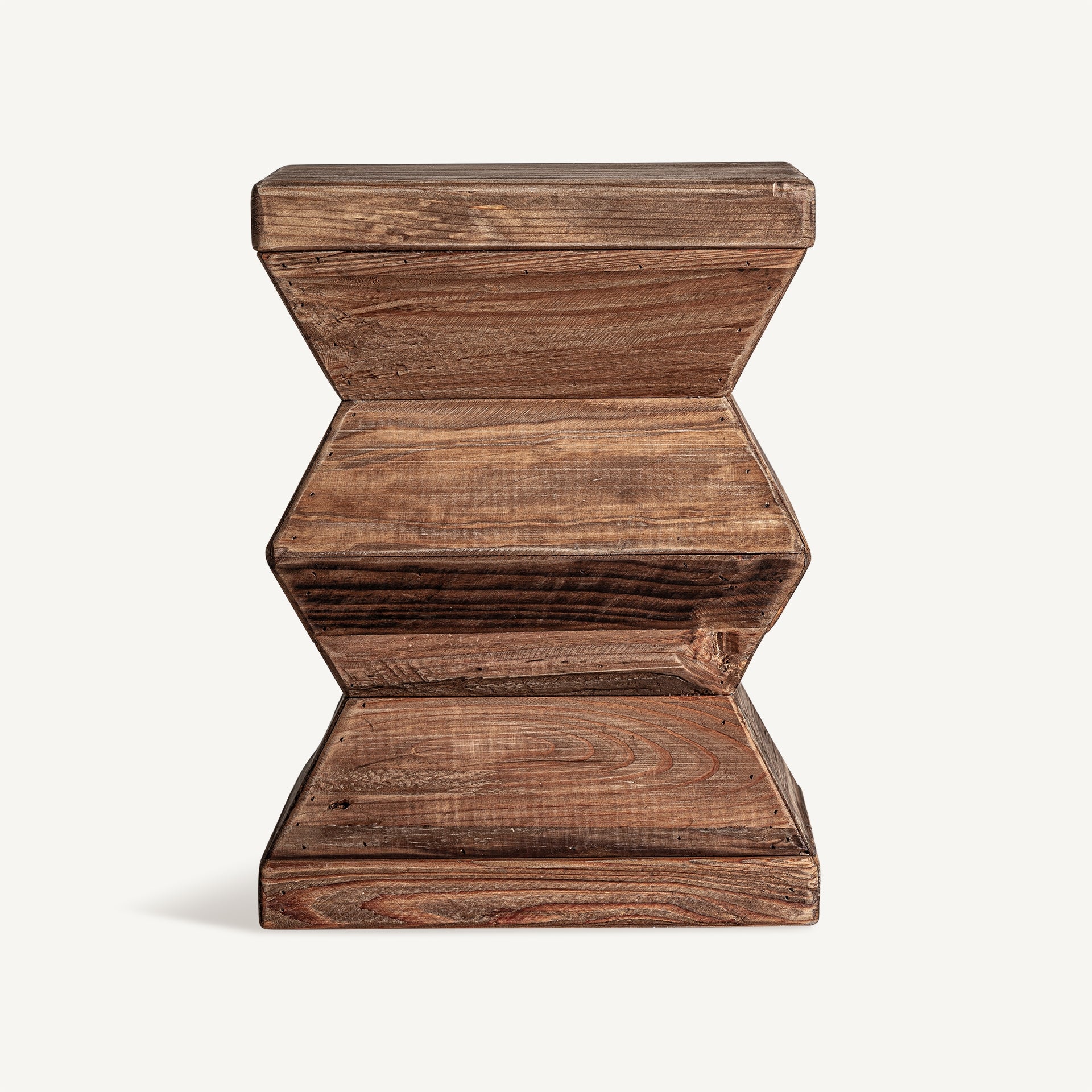 Stołek BREIVE drewno sosnowe z recyklingu