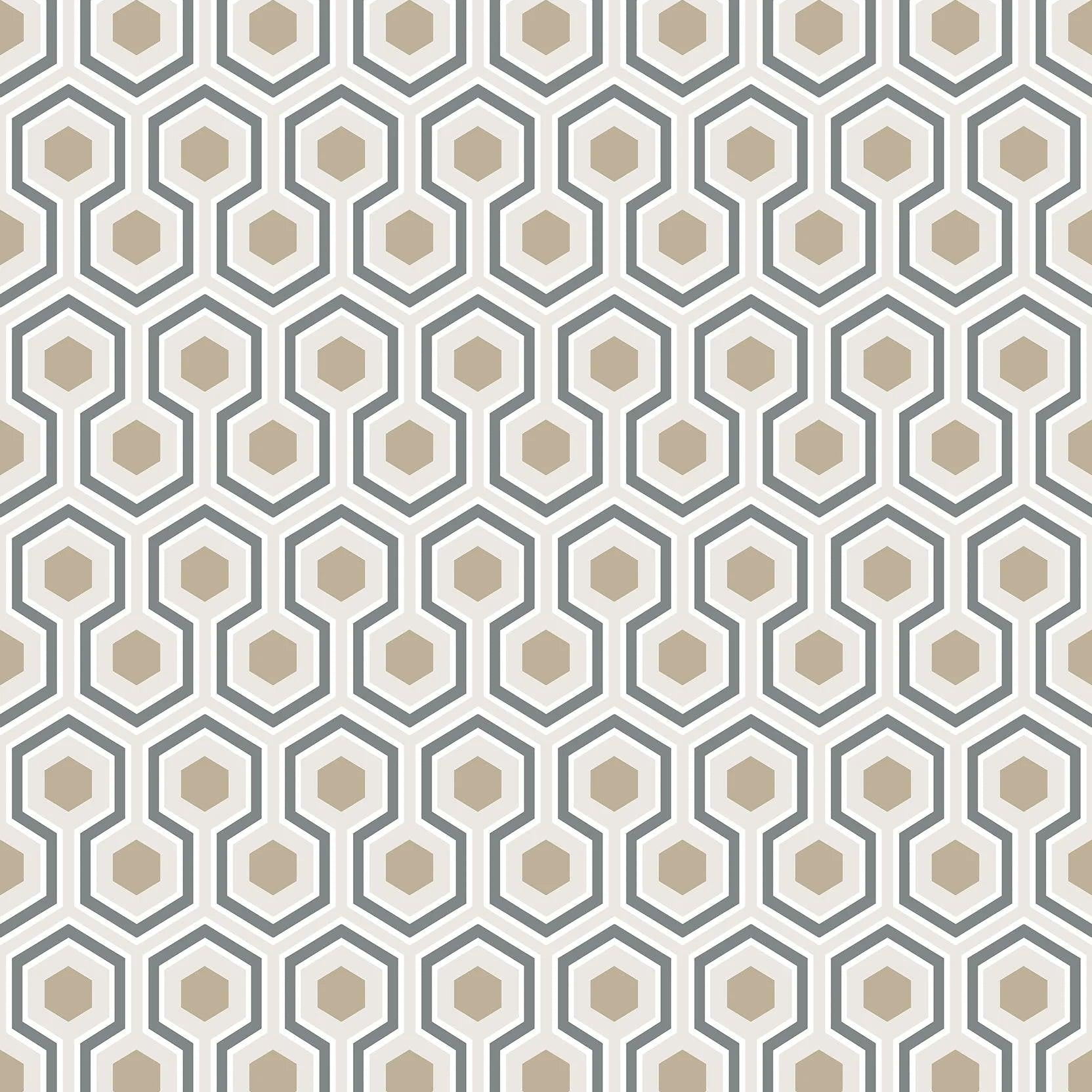 Tapeta CONTEMPORARY COLLECTION - Hicks' Hexagon biały Cole & Son Default Title Eye on Design