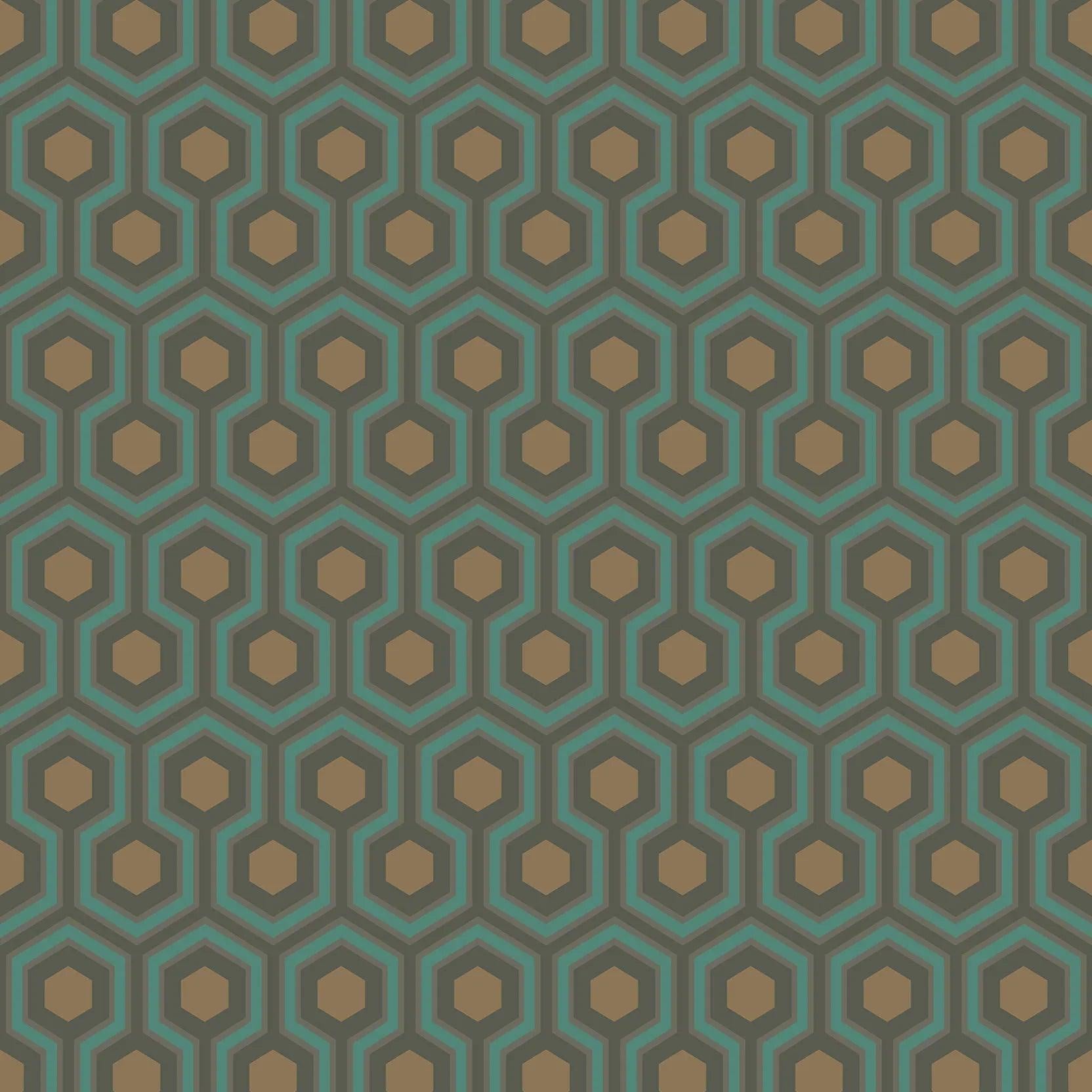 Tapeta CONTEMPORARY COLLECTION - Hicks' Hexagon zielony Cole & Son Default Title Eye on Design