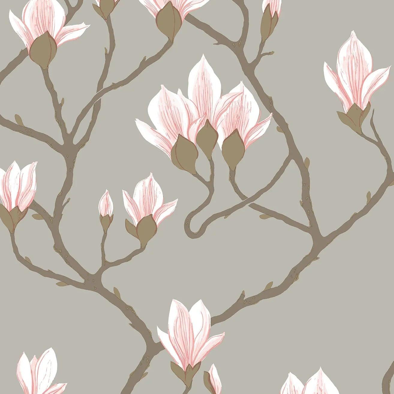 Tapeta CONTEMPORARY COLLECTION - Magnolia metaliczny srebrny Cole & Son Default Title Eye on Design