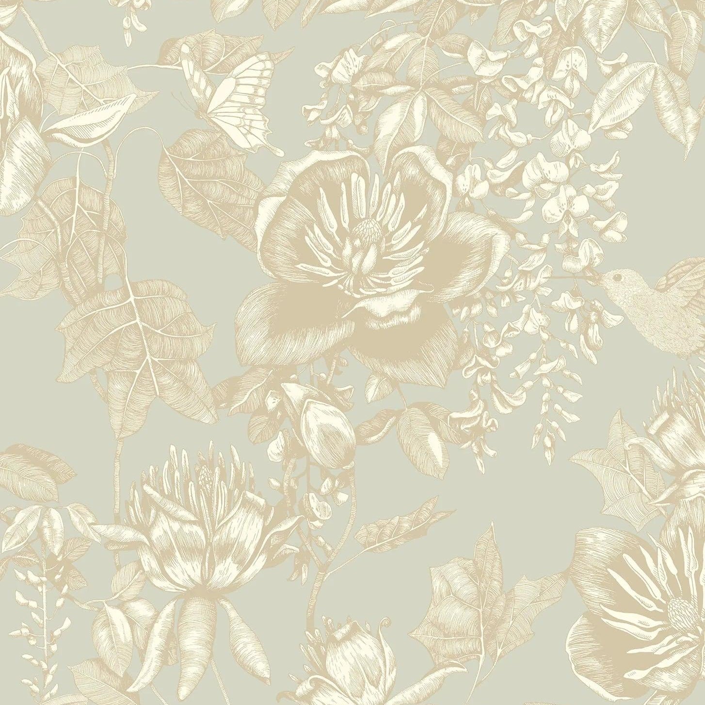 Tapeta FOLIE - Tivoli oliwkowy Cole & Son Eye on Design