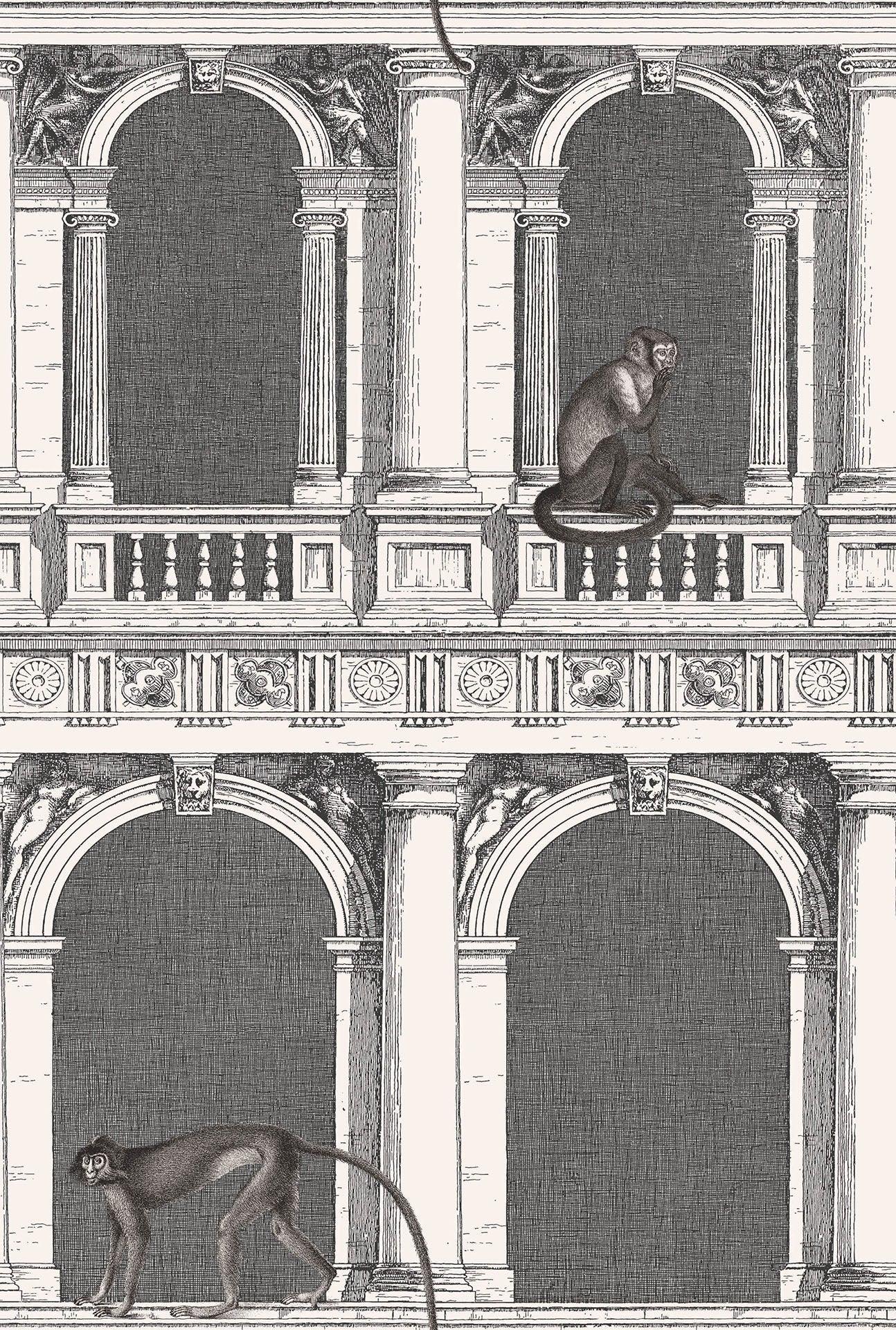 Tapeta FORNASETTI SENZA TEMPO - Procuratie e Scimmie Cole & Son Eye on Design